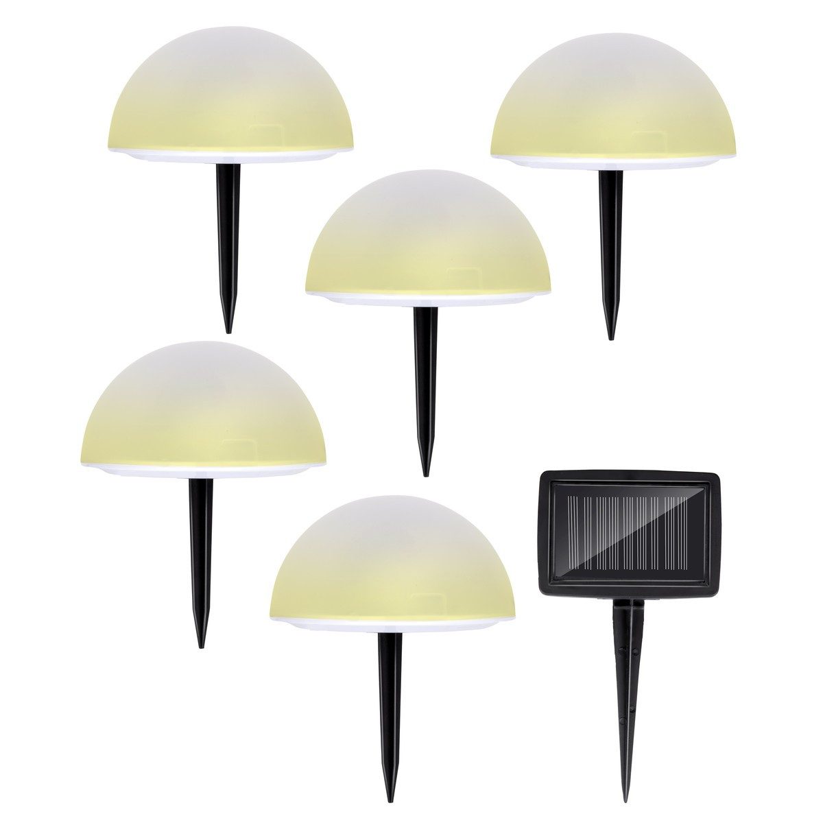 Grundig Gartenleuchte Grundig Solar Bodenleuchte – RGB & Warmweiß