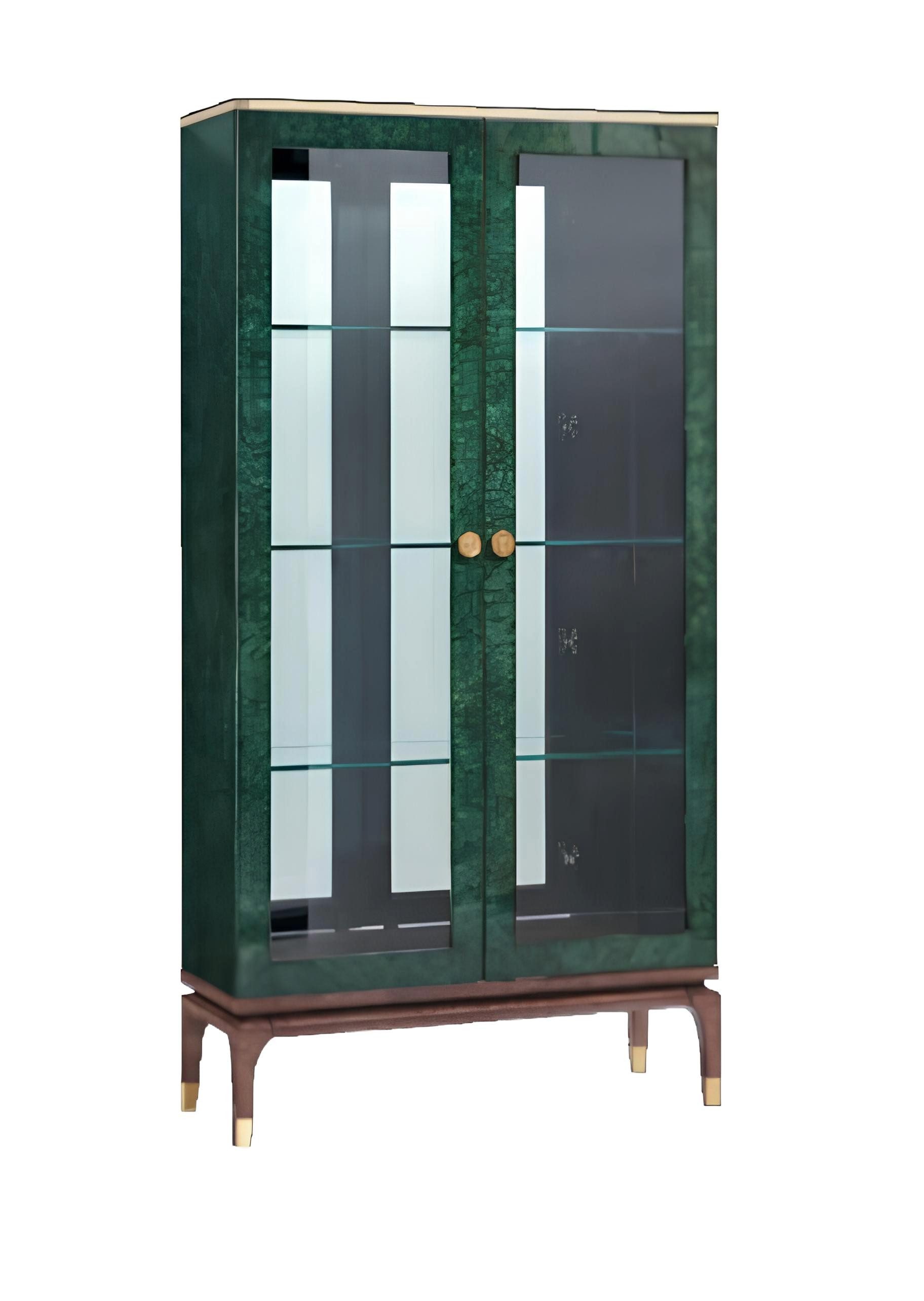 Xlmoebel Vitrine Glas Vitrinenschrank Designer Möbel Schränke Kommodenstücke (Vitrine) Hergestellt in Europa