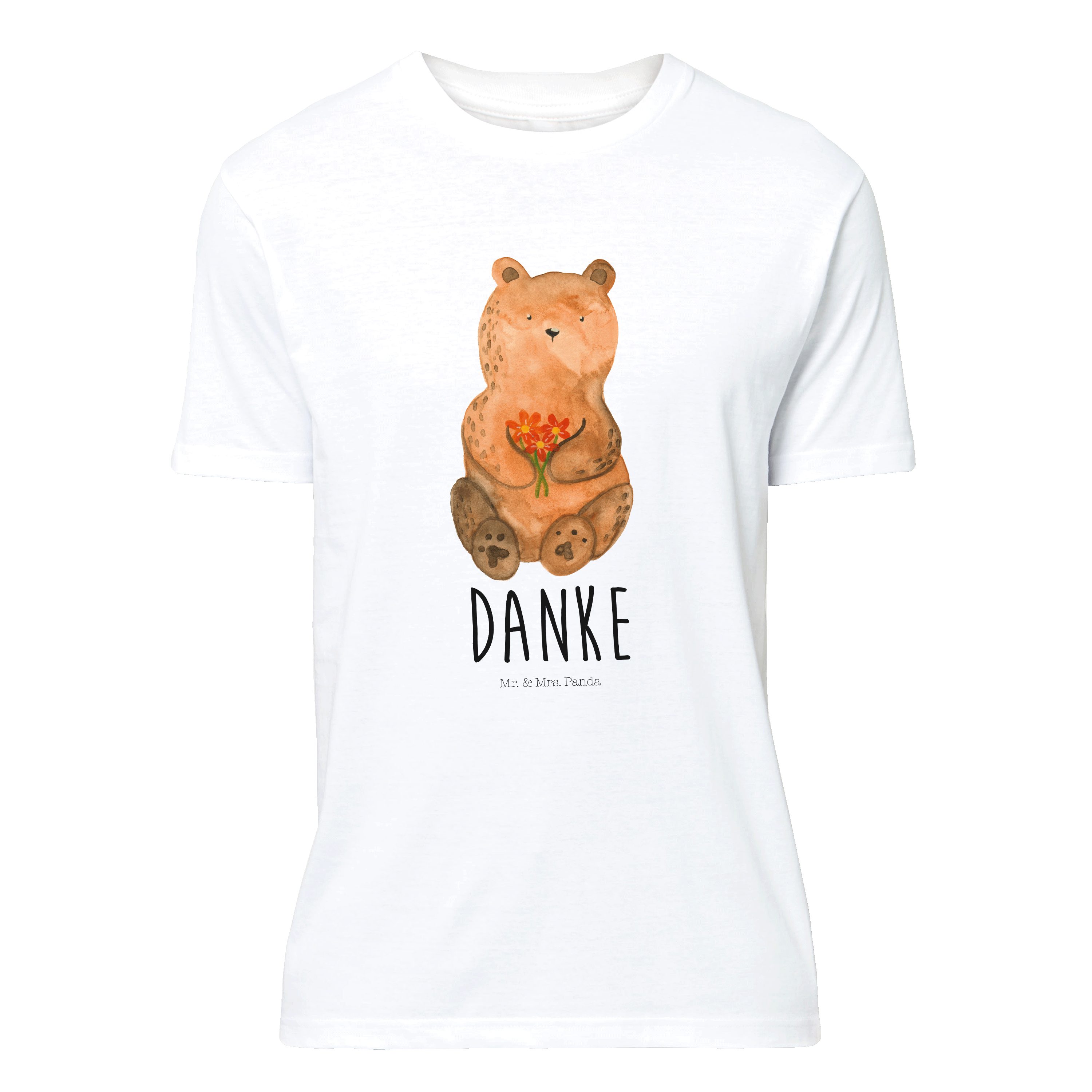 T-Shirt Dankbär - Weiß - Shirt, T-Shirt