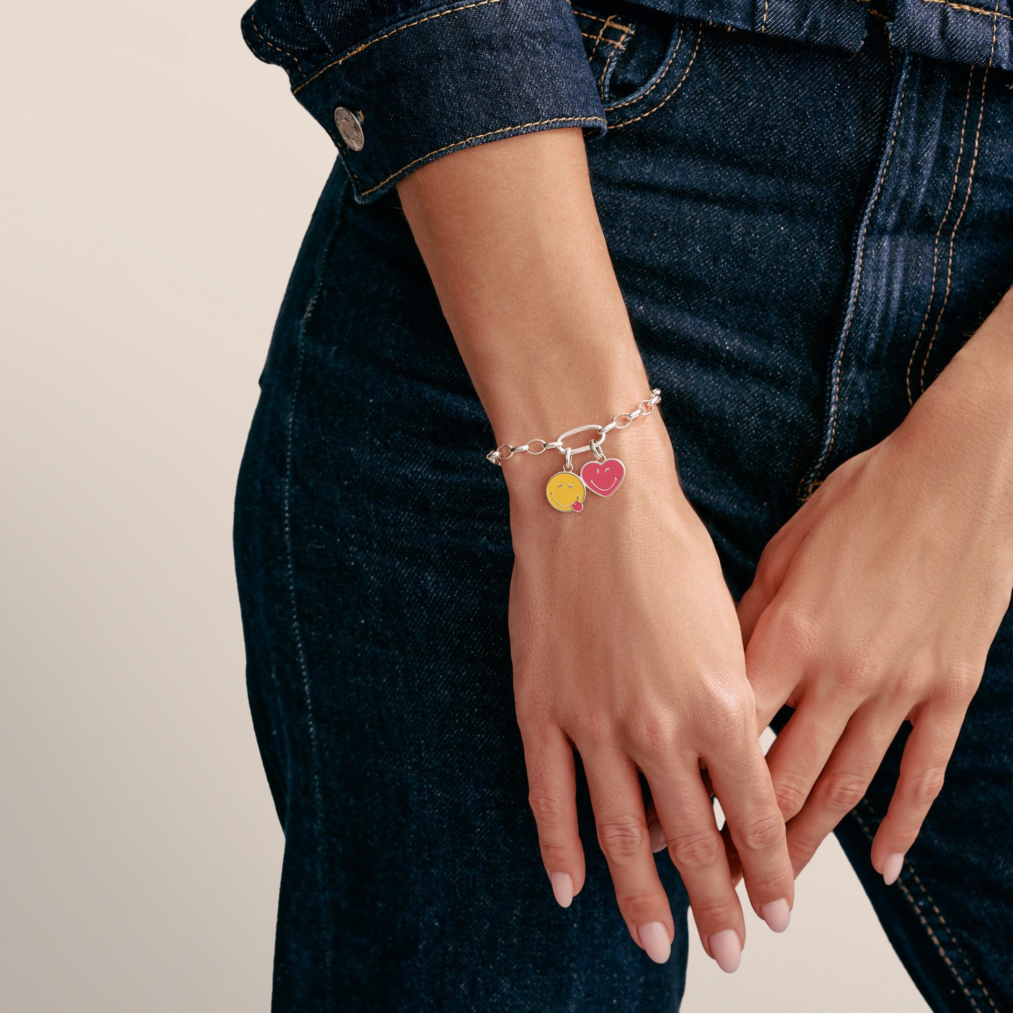 THOMAS SABO Charm-Einhänger SMILEYWORLD®Cheeky Charm - Connect