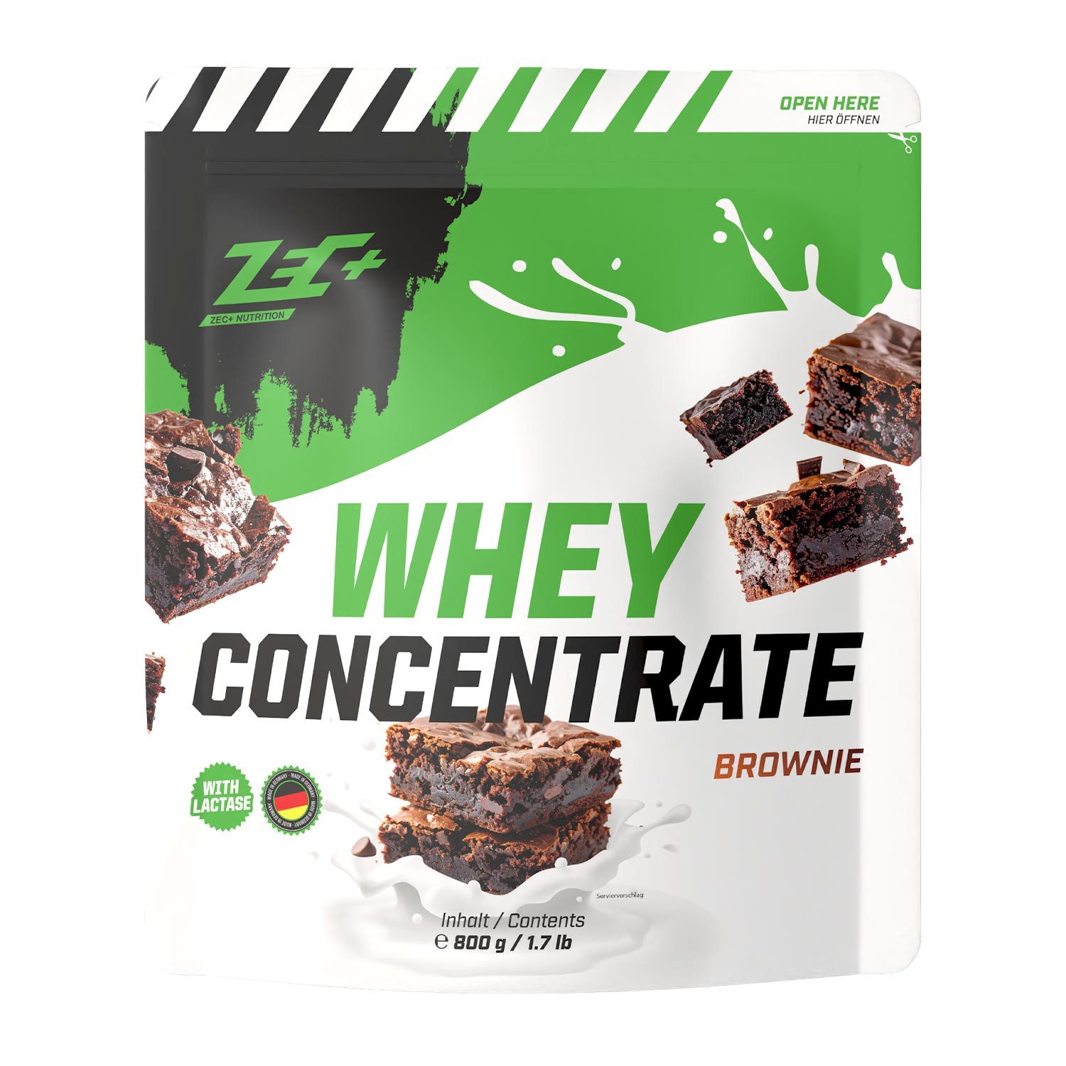 Zec+ Nutrition ZEC+ WHEY CONCENTRATE 800g Pulver