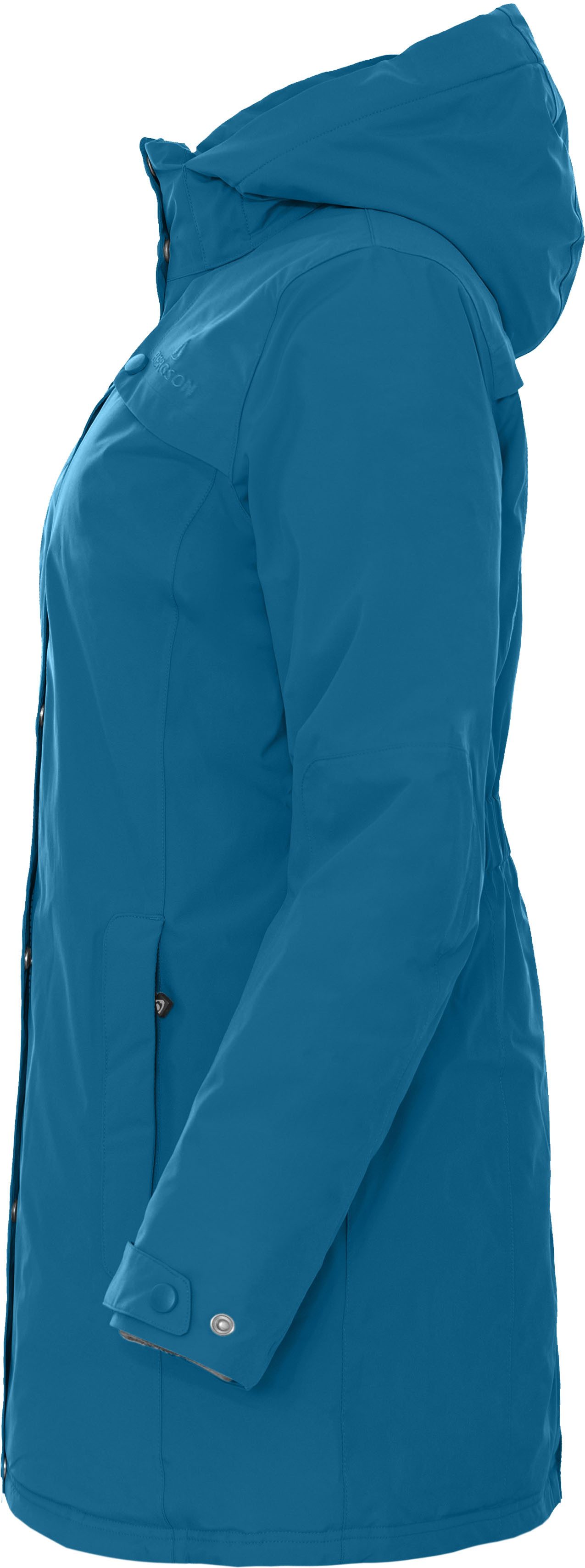 Bergson Winterjacke TORNIO Damen Wintermantel, Teddy Futter, warm wattiert, 20000 mm Wassersäule