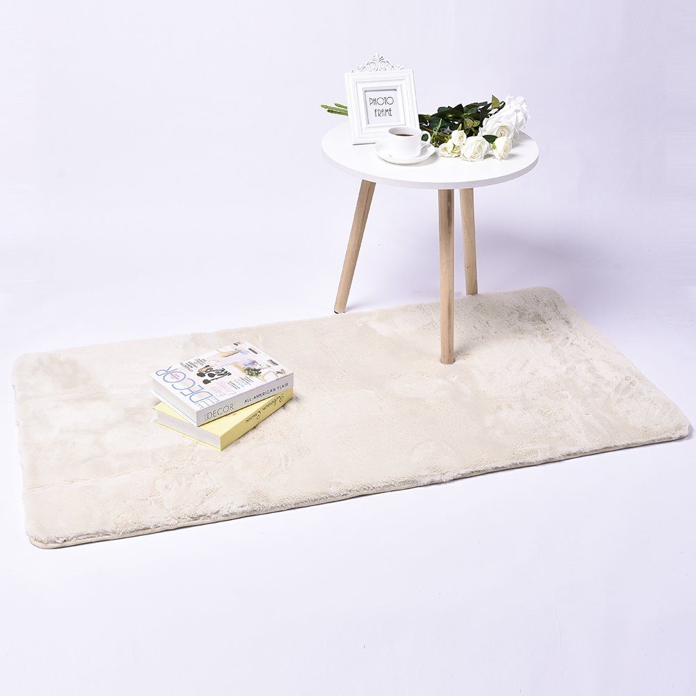 Rosnek Teppich Flauschige Weich Shaggy, für Schlafzimmer und Wohnzimmer, Re günstig online kaufen