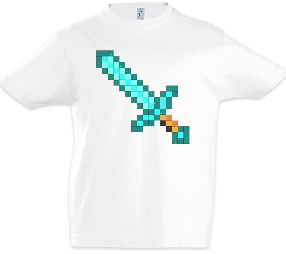 Urban Backwoods Print-Shirt Mine Sword Kinder T-Shirt Games Gaming Craft Nerd Freak Crafting Fan (1-tlg) Game Geek Nerd Creeper