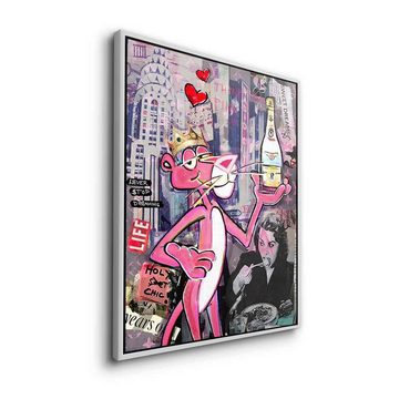 DOTCOMCANVAS® Leinwandbild Pink Panther Cristal, Leinwandbild Pink Panther Cristal Champagner Louis Roederer New York