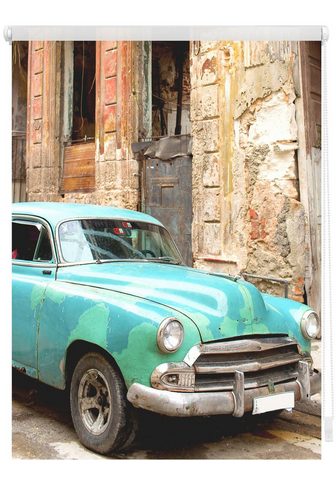 LICHTBLICK ORIGINAL Seitenzugrollo »Klemmfix Motiv Kuba« L...