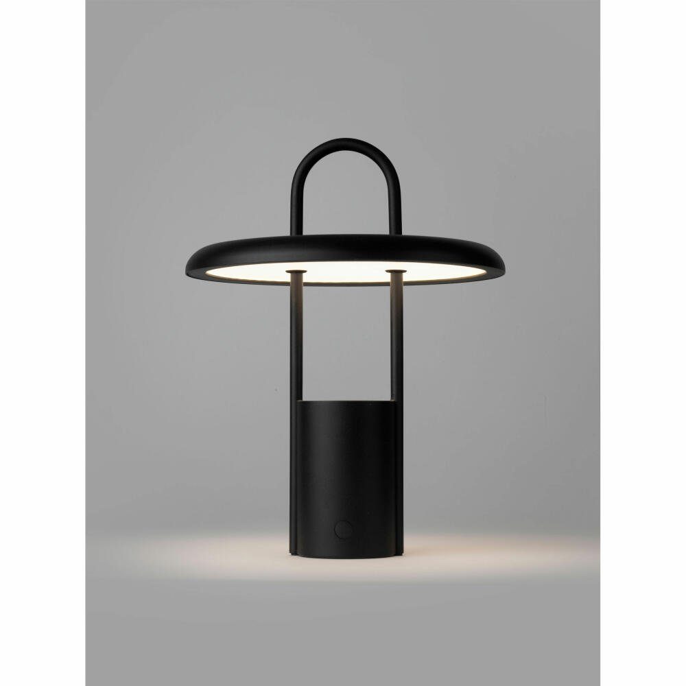 Schiffslampen-Design LED fest Laterne Black, Stelton schwarz LED USB-Ladefunktion, integriert, im Pier