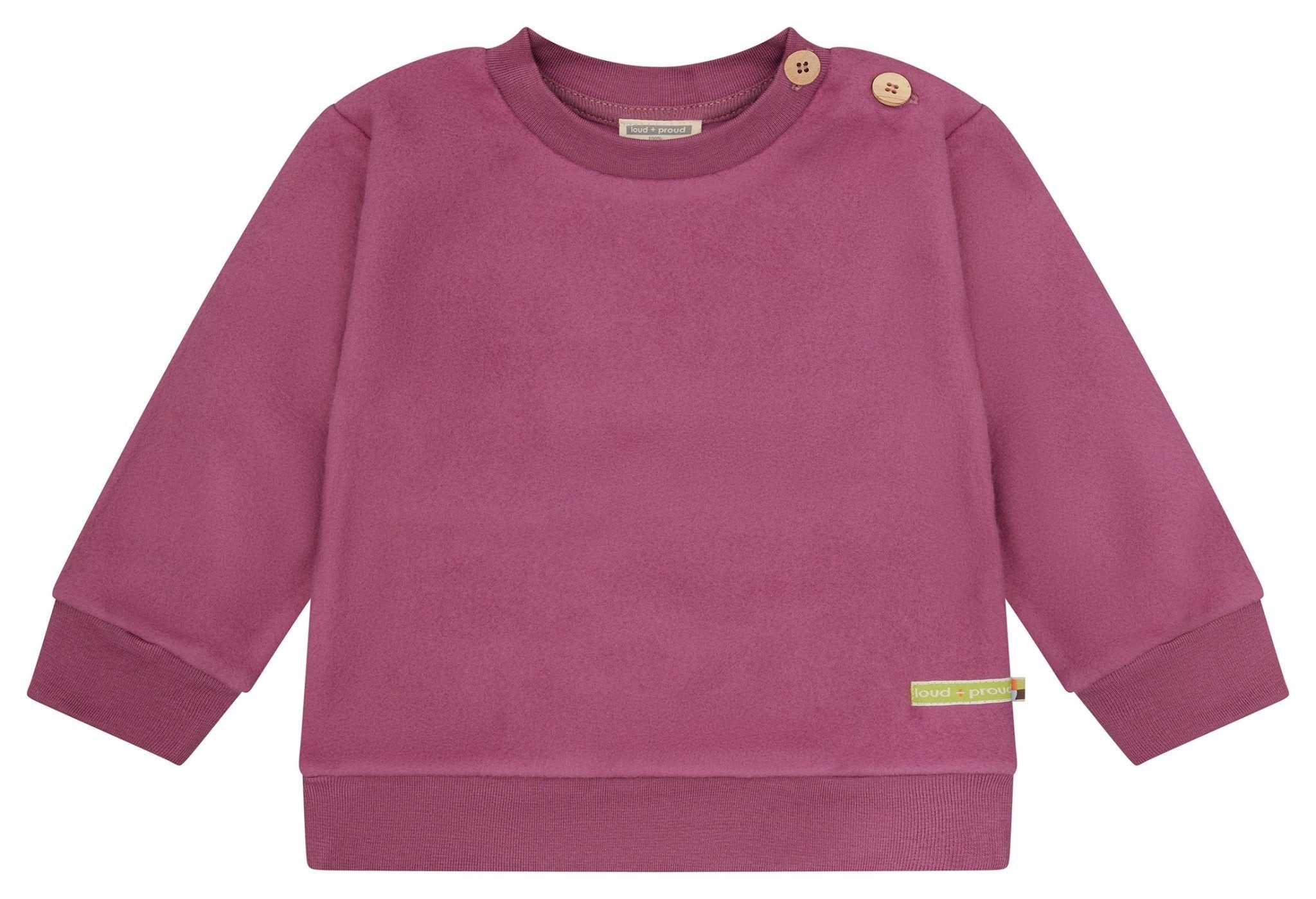 loud + proud Langarmshirt Fleece