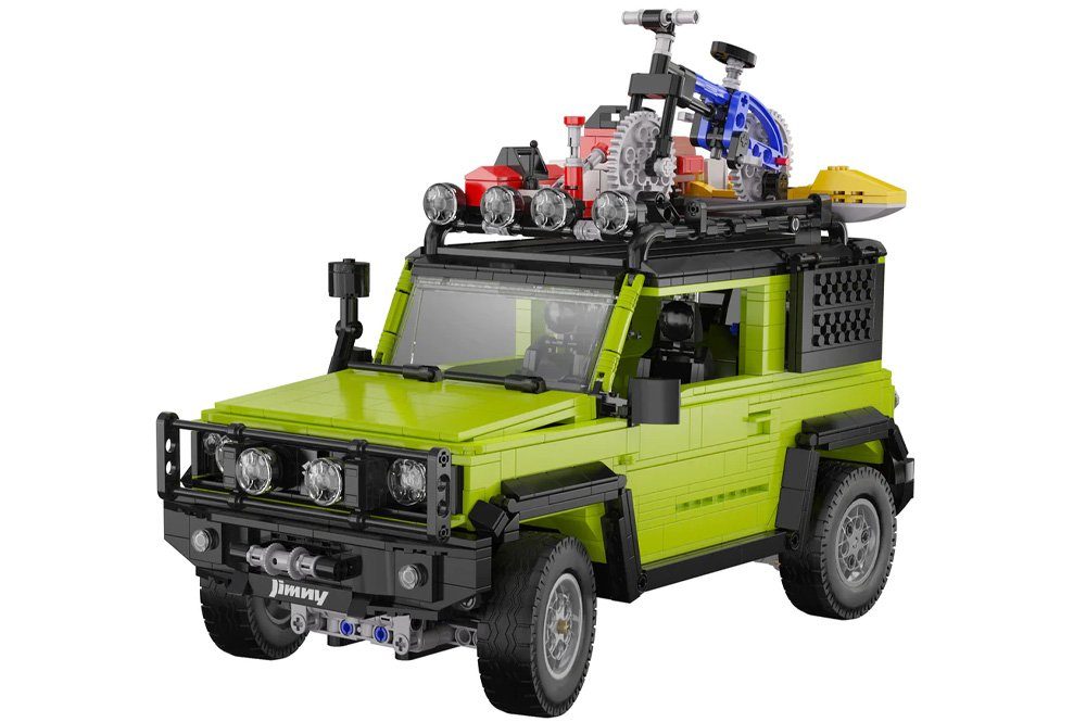 CaDA CaDA Suzuki Jimny 1/12 (1803 Teile) (neue Version) Konstruktionsspielsteine
