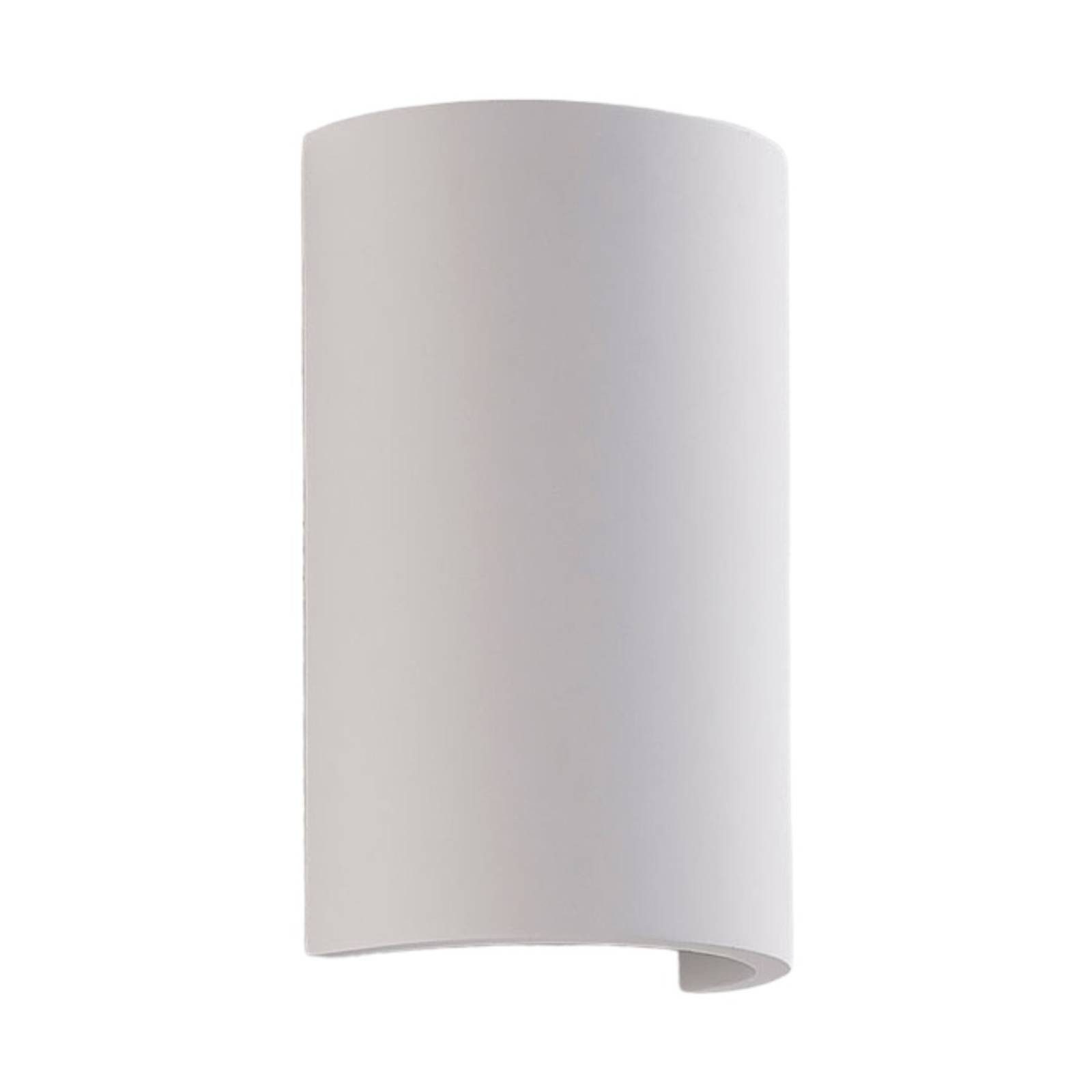 Lindby LED Wandleuchte Jenke, LED-Leuchtmittel fest verbaut, warmweiß, Modern, Gips, weiß, 2 flammig, inkl. Leuchtmittel, Wandstrahler