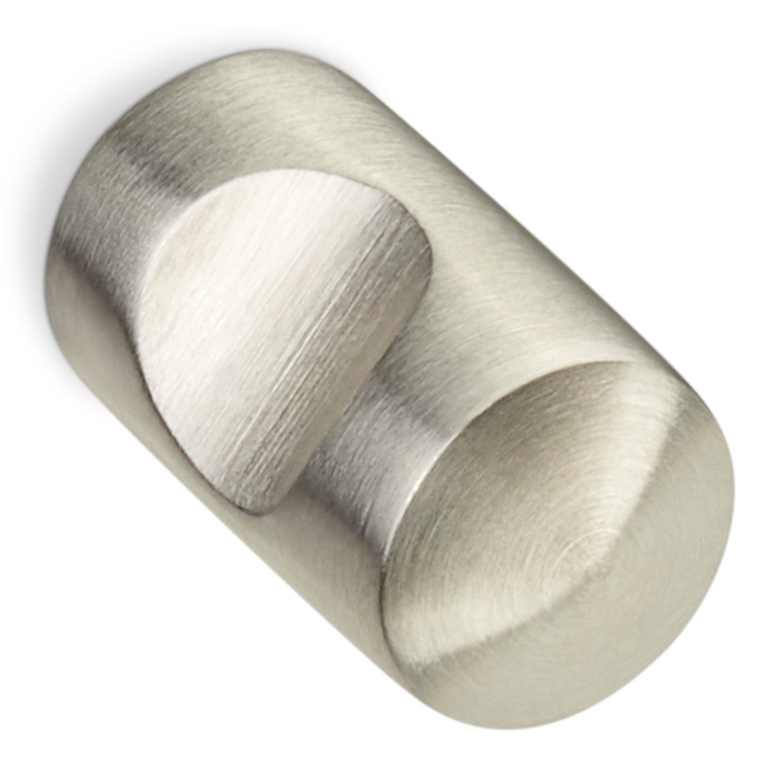 SO-TECH® Möbelknopf Schrankknopf EK01 echt Edelstahl, zylindrisch Knopf Knauf incl. Schraube von SO-TECH®