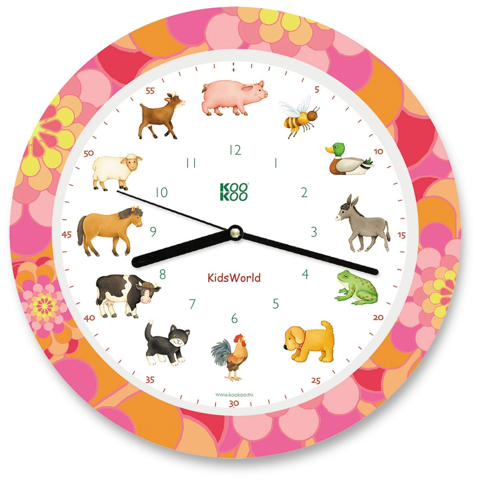 KOOKOO Wanduhr KidsWorld günstig online kaufen