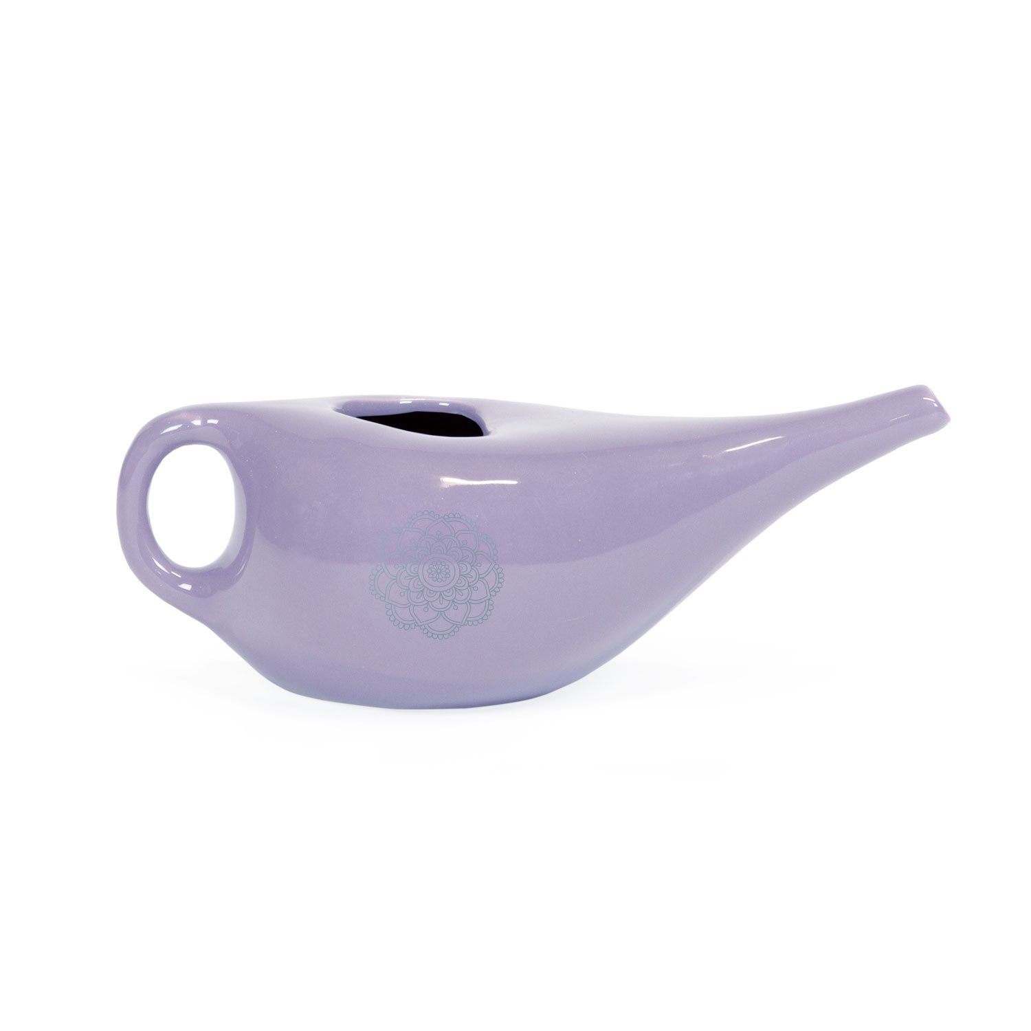 bodhi Nasensauger-Ersatzteile Neti Pot mit Mandala flieder