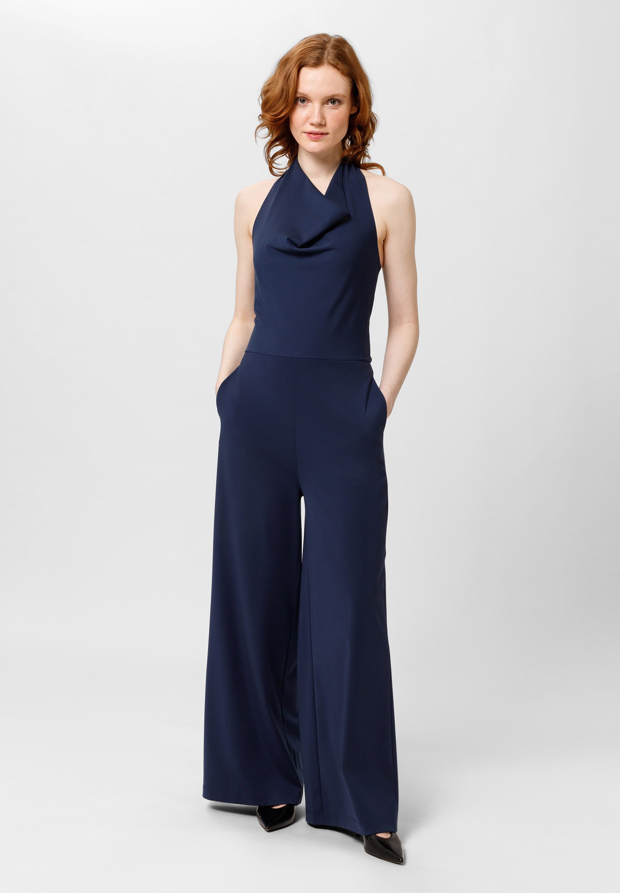 Les Lunes Jumpsuit PENNY Overall Jersey Wide Leg Neckholder PENNY Overall, günstig online kaufen