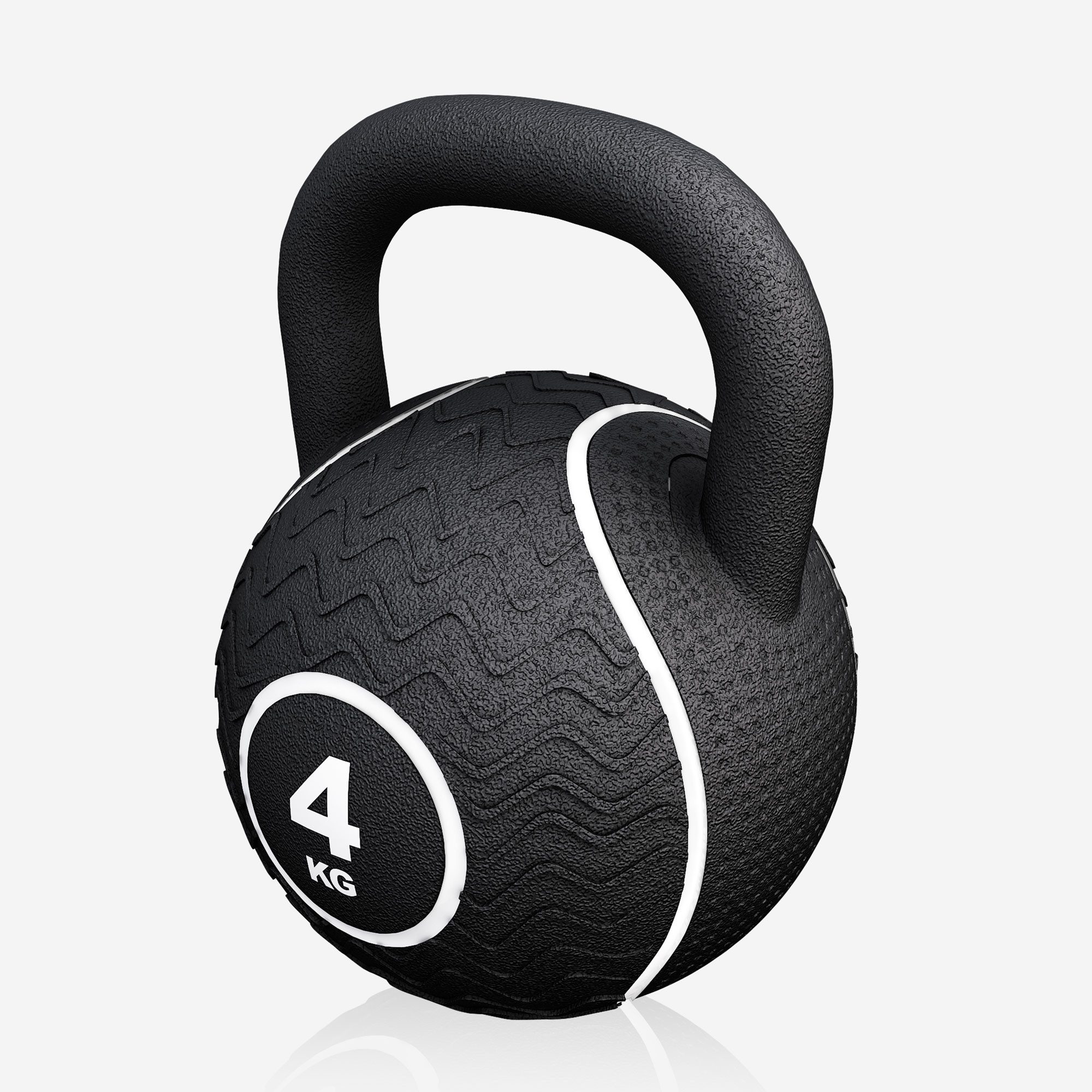 GORILLA SPORTS Kettlebell Kettlebell Gummi 4–20 kg, Bodenschutz, Functional Training