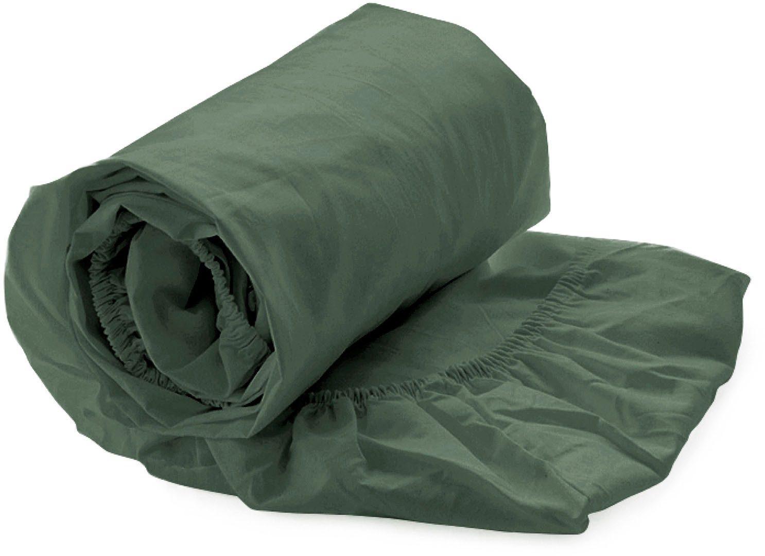 Heckett and Lane Spannbettlaken Elementi, Mako-Satin, günstig online kaufen