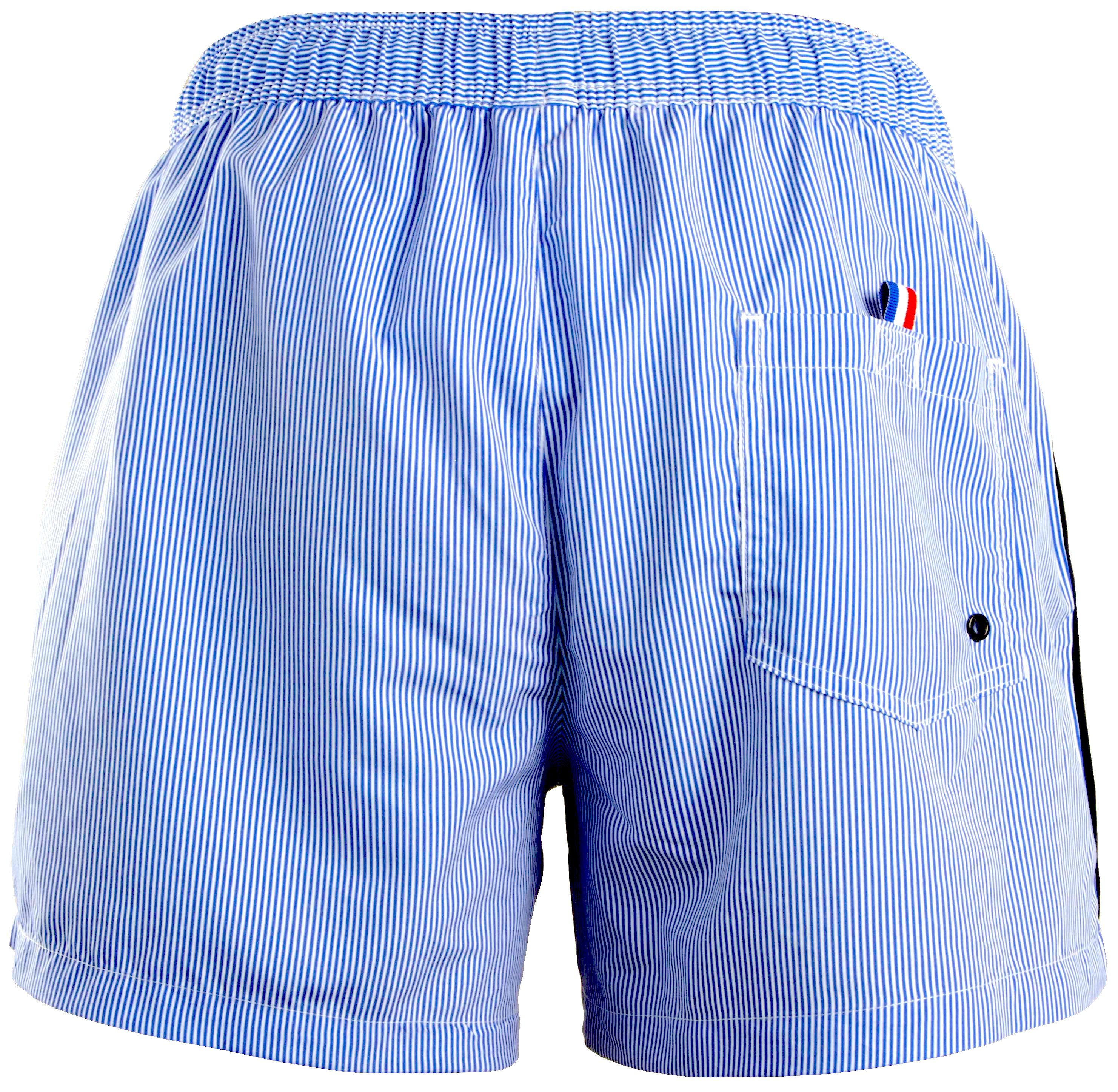 Luvanni Badehose Badehose Herren Schnelltrocknende Beachshorts Boardshorts Badeshorts Palmen Muster Schwimmhose Männer Shorts Hose Streifenmuster