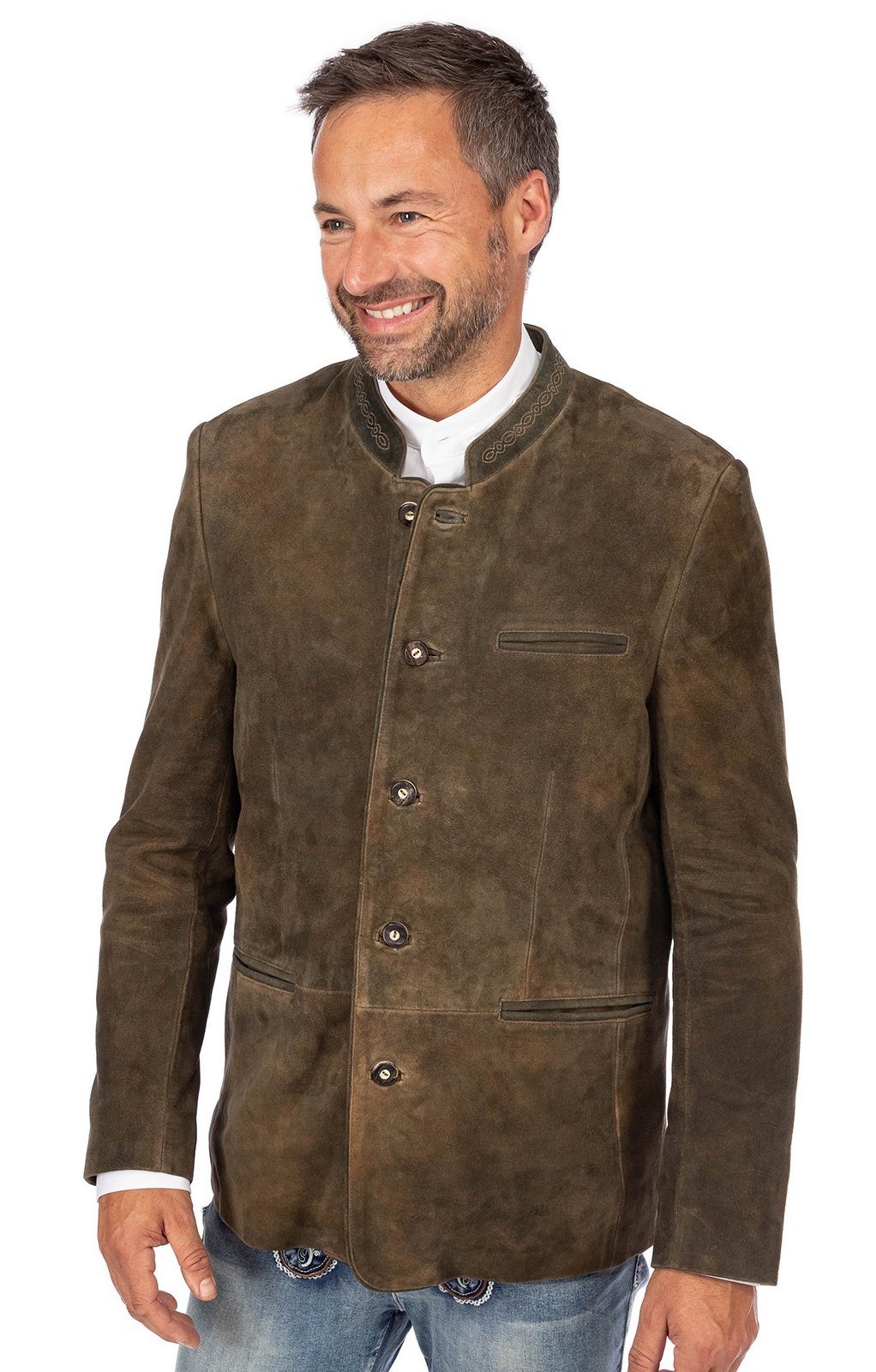 Almsach Lederjacke Lederjacke VINCENT moosantik