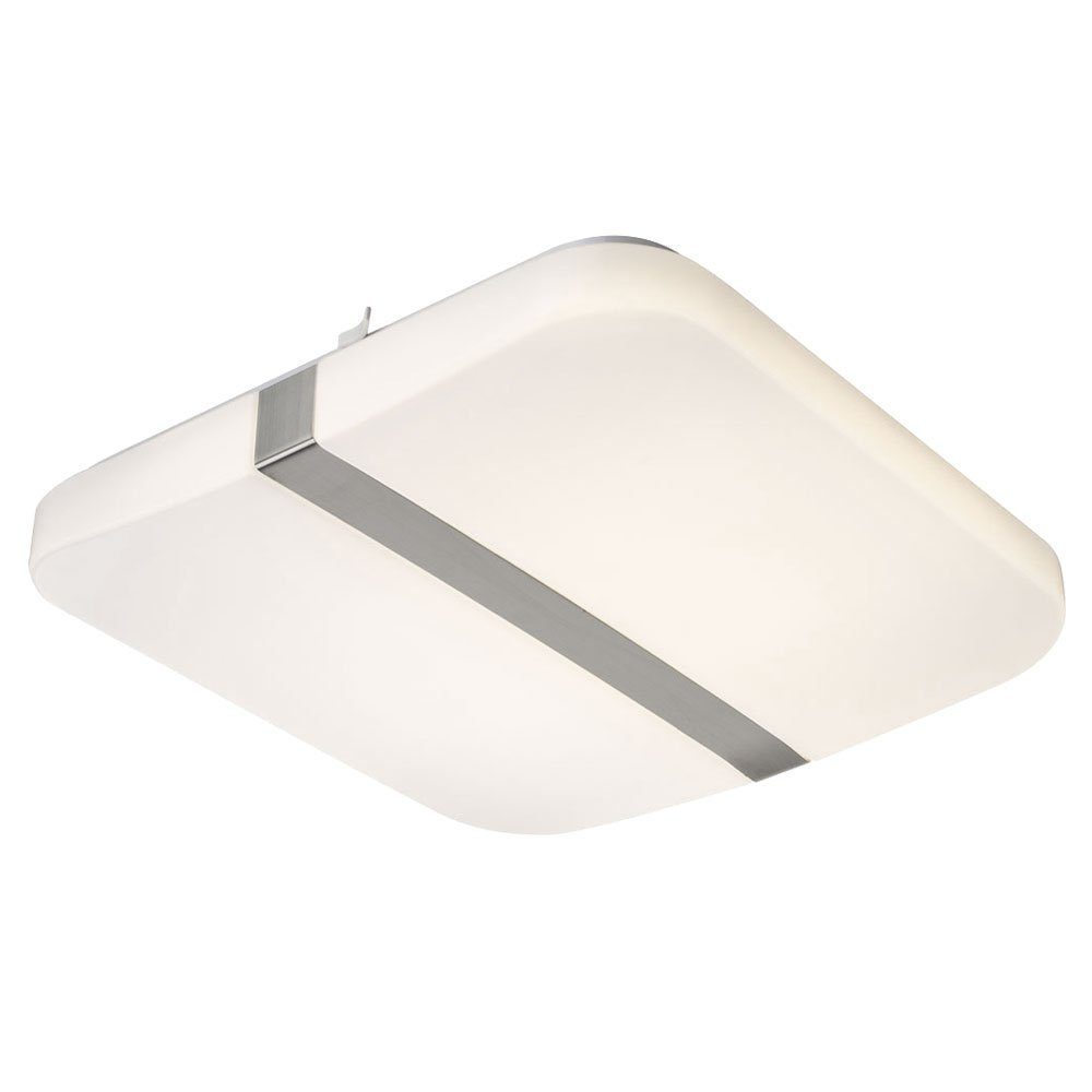 GLOBO LIGHTING LED Deckenleuchte, LED-Leuchtmittel fest verbaut, Warmweiß, LED Chrom Deckenleuchte Wohnzimmer Deckenlampen Esszimmerlampe