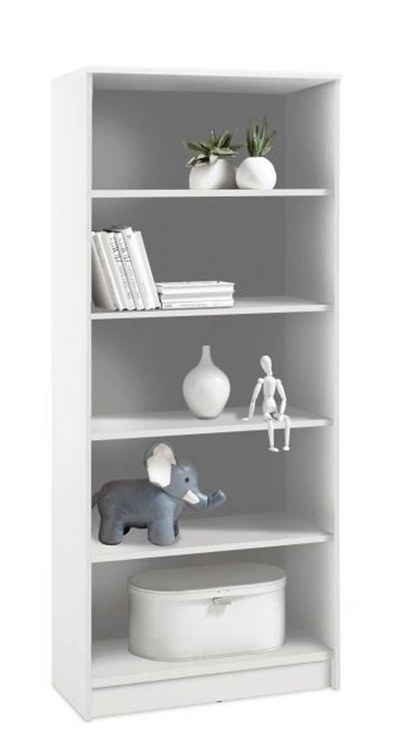 148 Einlegeböden, x 72 cm OPTIMUS, 3 Boden, B 1 H fester cm Bücherregal Weiß,