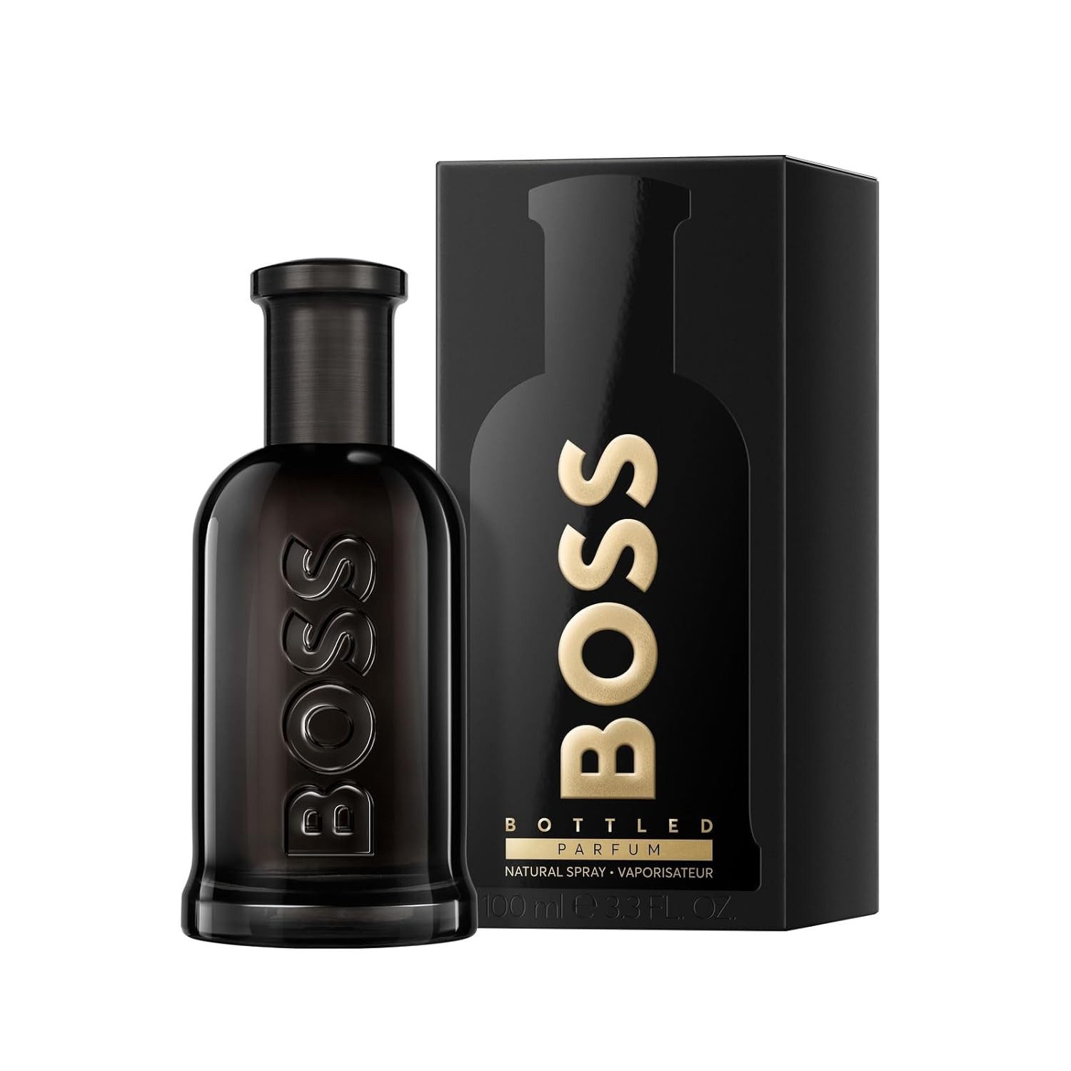 BOSS Eau de Parfum Bottled Parfum 100 ml – intensiver holzig-ambrierter Herrenduft mit, Mandarine, Weihrauch, Orris und Feigenbaumwurzel-Akkord
