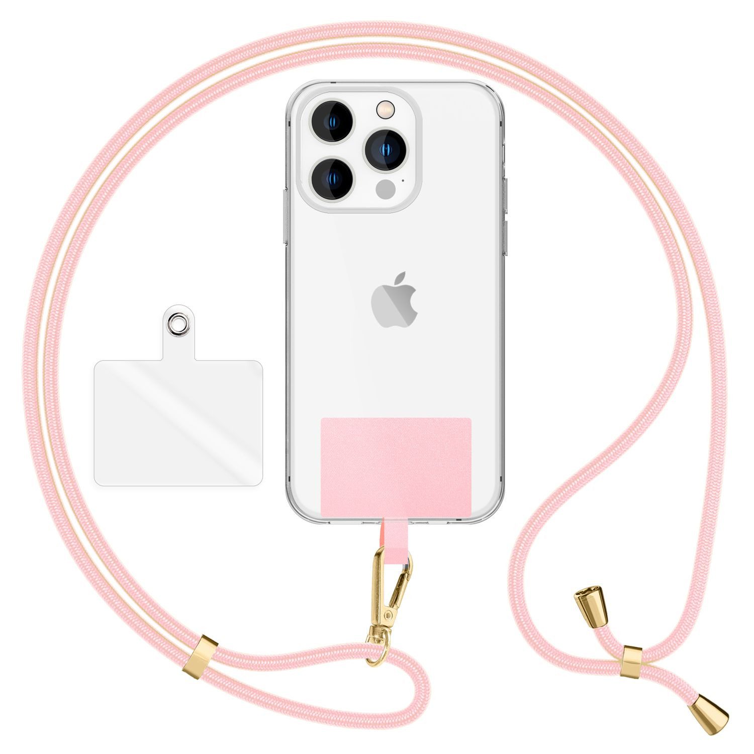 Nalia Handykette Universal Smartphone, Fashion Lanyard 160cm Verstellbar / Band für Handyhülle zum Umhängen