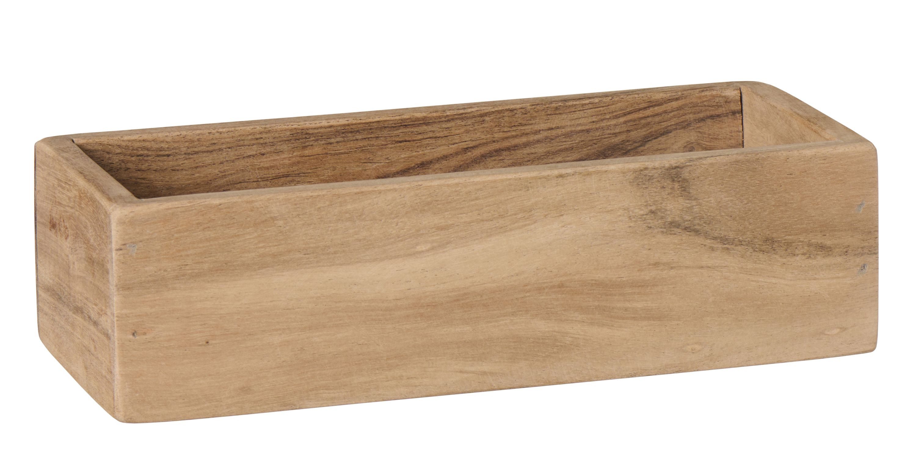 Ib Laursen Holzkiste Ib Laursen - Holzkiste Holz Kiste 12x27cm Natur 17113-00