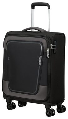 American Tourister® Koffer PULSONIC Spinner 55, 4 Rollen, Handgepäck-Koffer, Reisekoffer Weichschalenkoffer TSA-Schloss