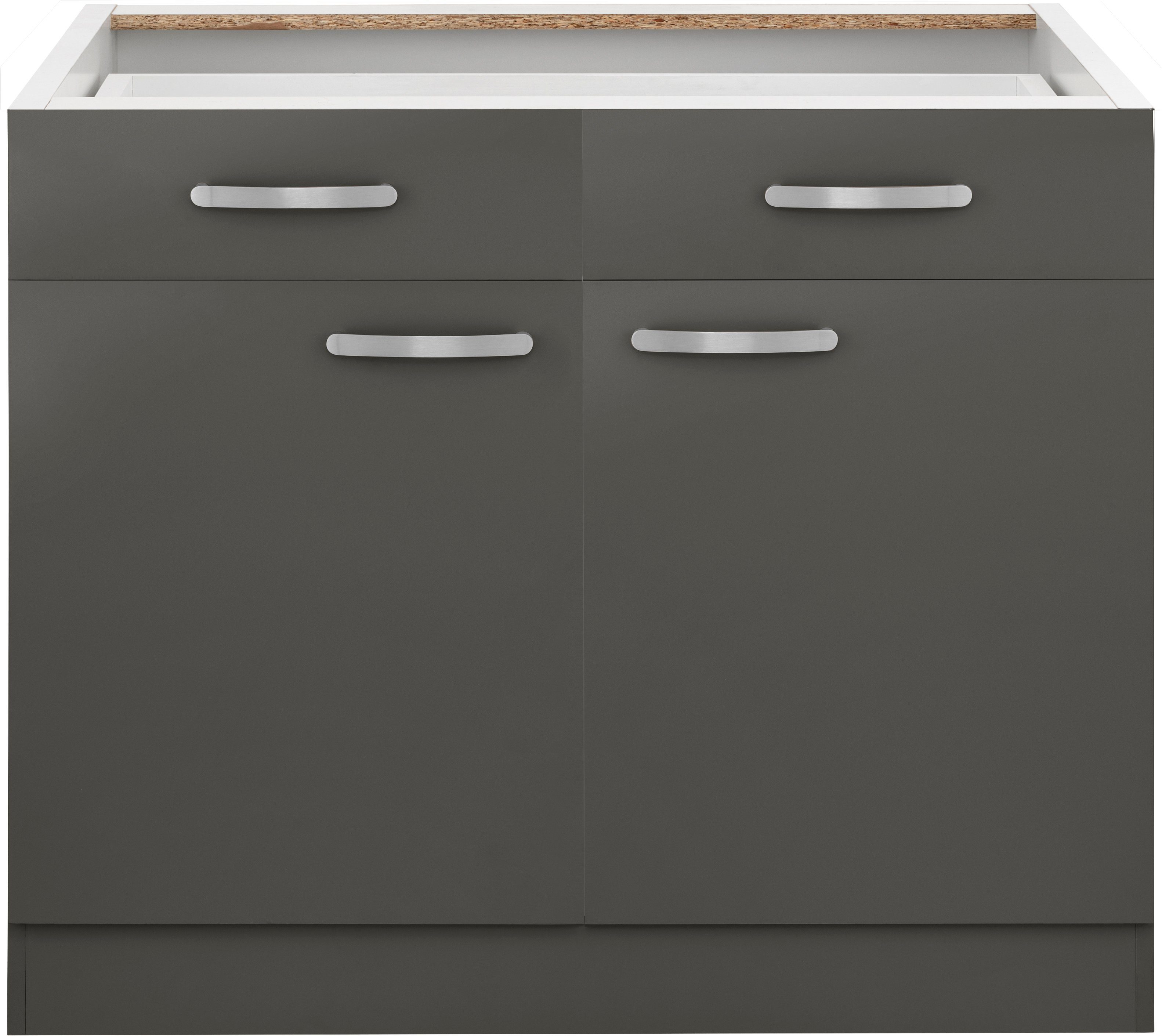 wiho Küchen Unterschrank Kansas 100 cm günstig online kaufen