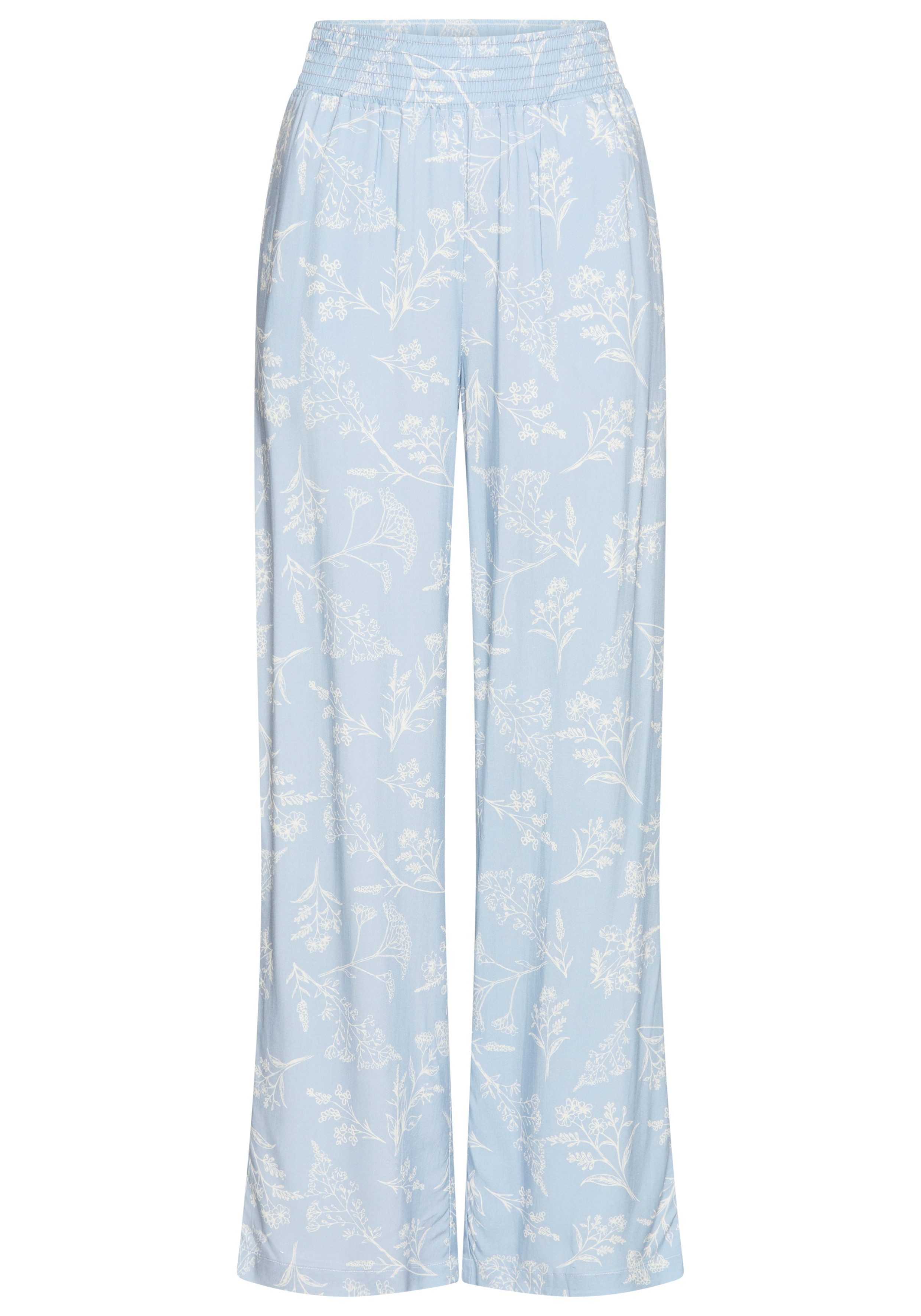 LASCANA Pyjamahose (1-tlg) mit elastischem Bund in gesmokter Optik. Reduzierter Preis € 34,99. Unverbindliche Preisempfehlung € 44,99