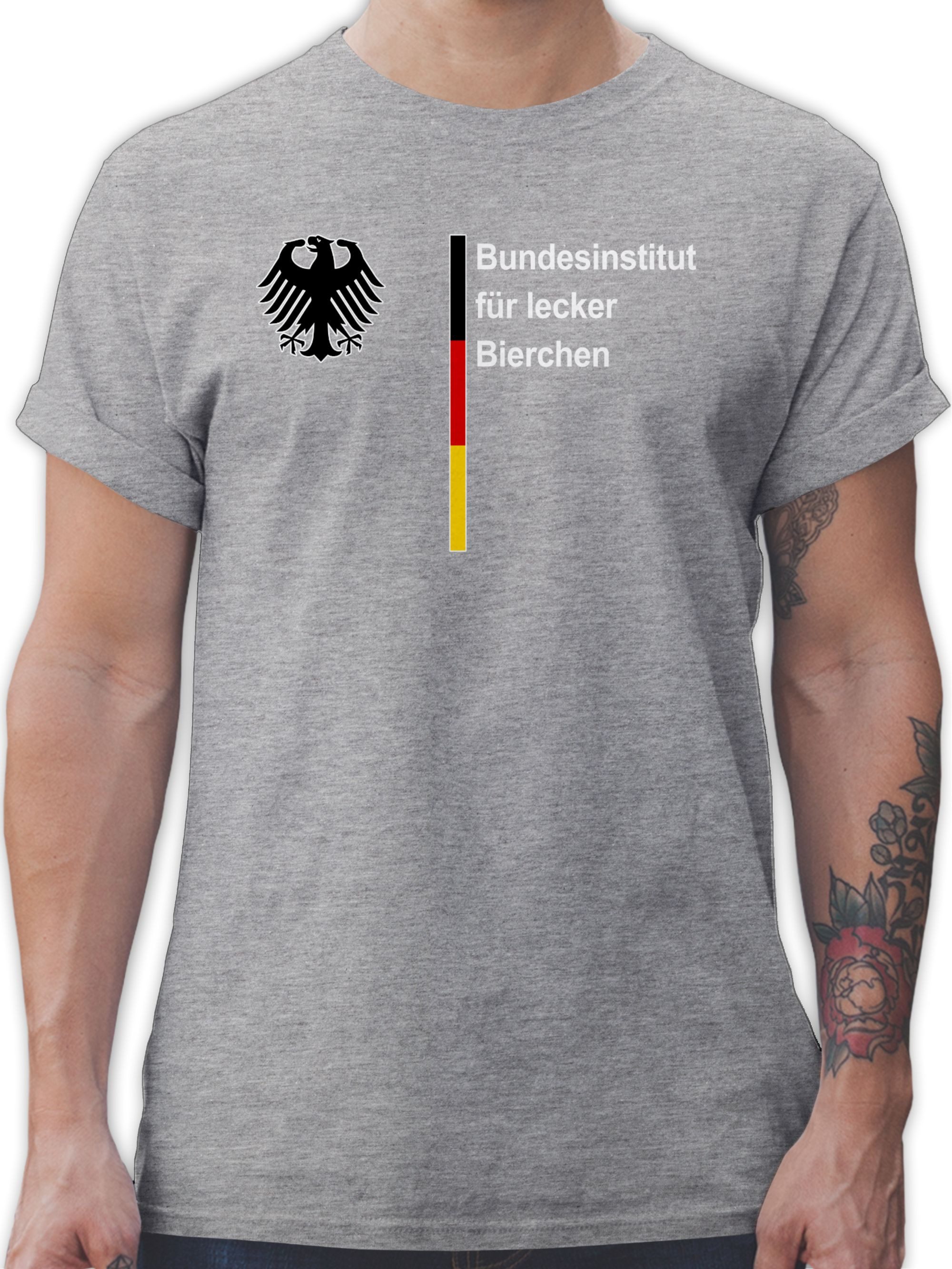 T-Shirt Deutsches Bierinstitut, Leckeres Bier, Malle Partys, Saufen LeckerB