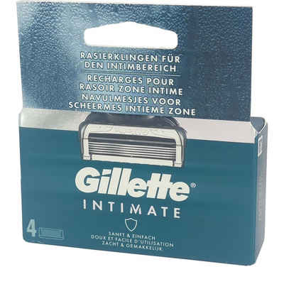 Gillette Rasierklingen INTIMATE, 4-tlg., 4er Pack