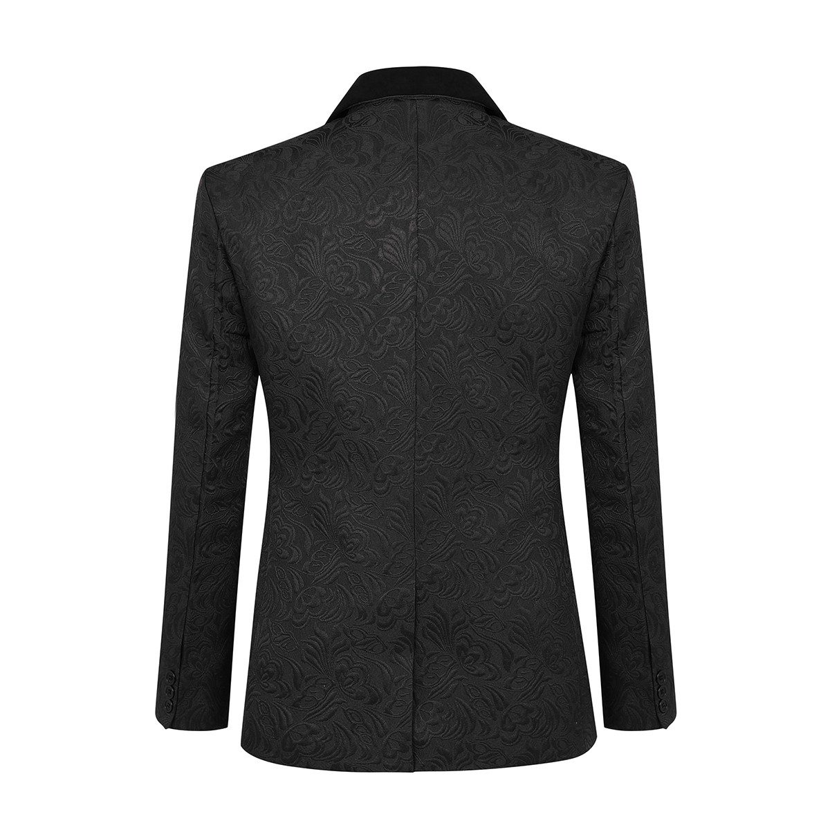 Allthemen Smoking (3 tlg) eleganter Herrenanzug Slim Fit Anzüge mit einem Knopf