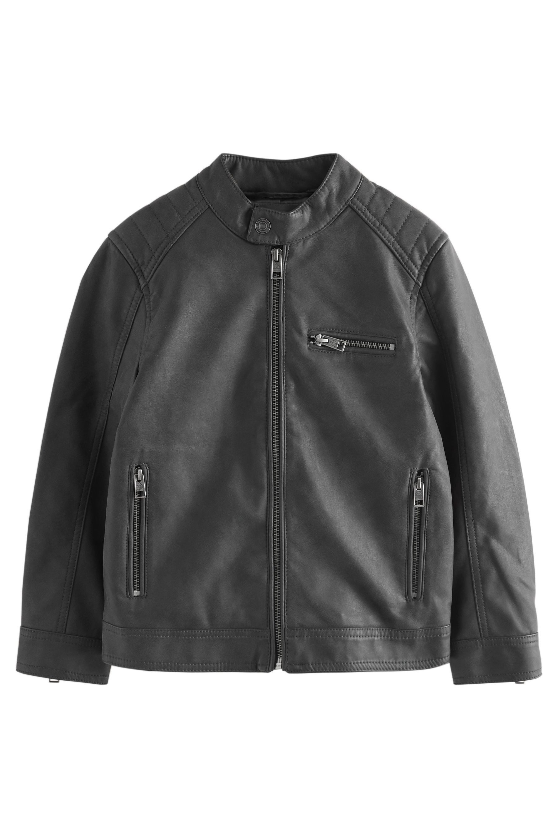 Next Bikerjacke Bikerjacke in Lederoptik (1-St)