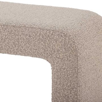 Bloomingville Sitzhocker Bloomingville Hocker BOBBIE Natur Bouclé 70 cm