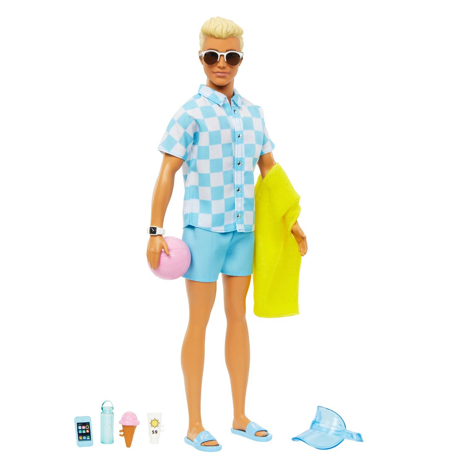 Mattel® Anziehpuppe Mattel HPL74 - Barbie Strandtag Ken günstig online kaufen