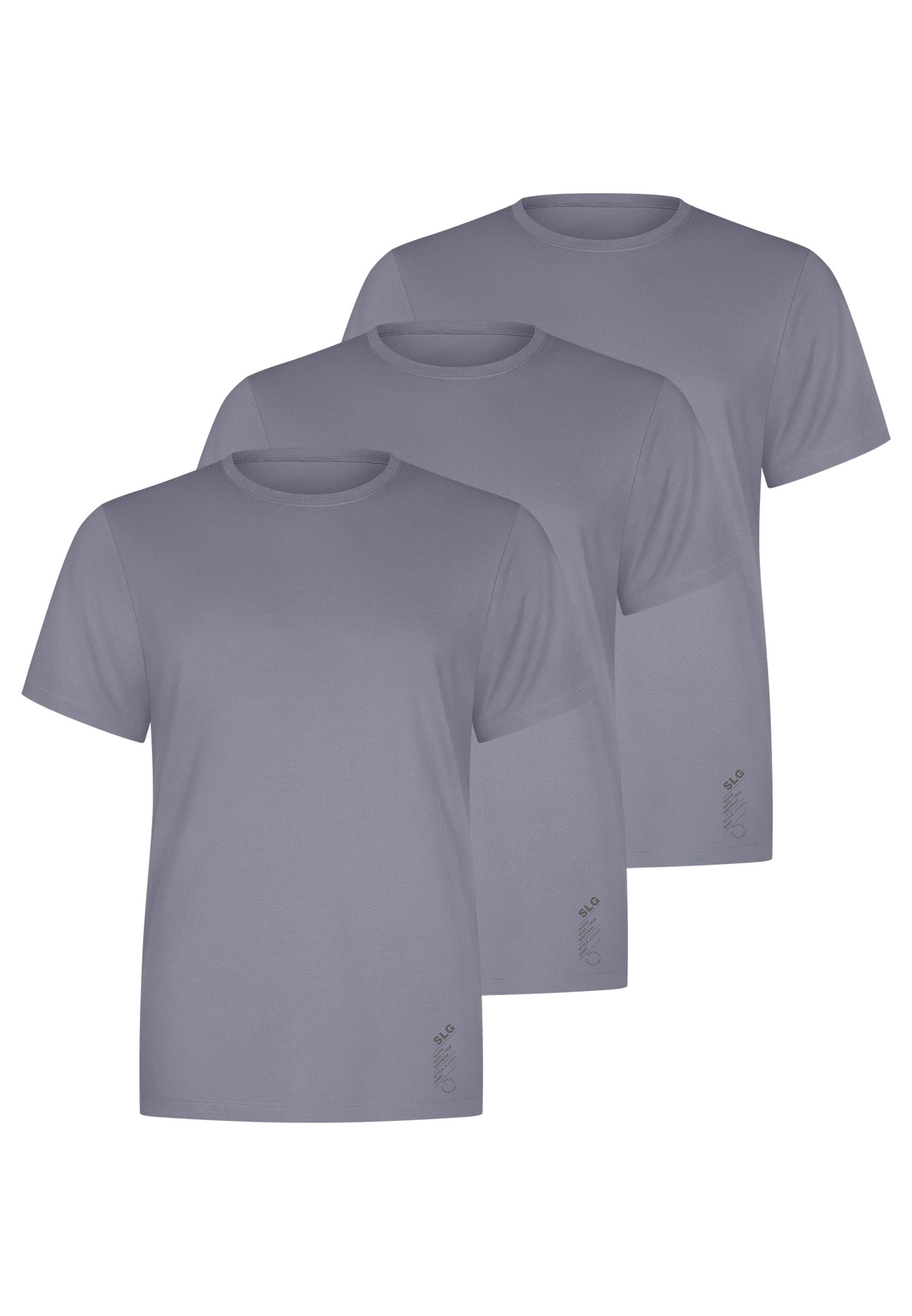 sloggi Unterhemd 3er Pack SLG Base Soft (Spar-Set, 3-St) Unterhemd / Shirt Kurzarm - Atmungsaktiv