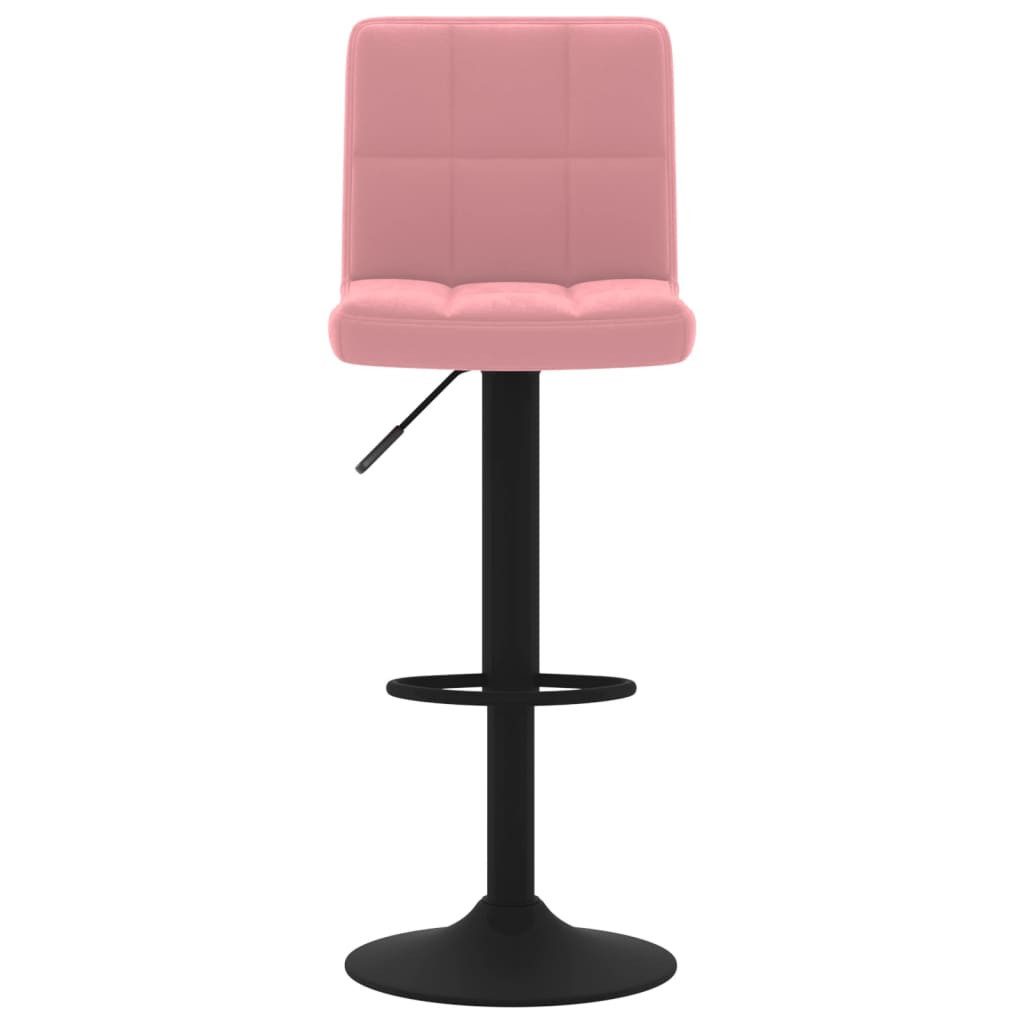 vidaXL Barhocker Barhocker Rosa Samt (1 günstig online kaufen