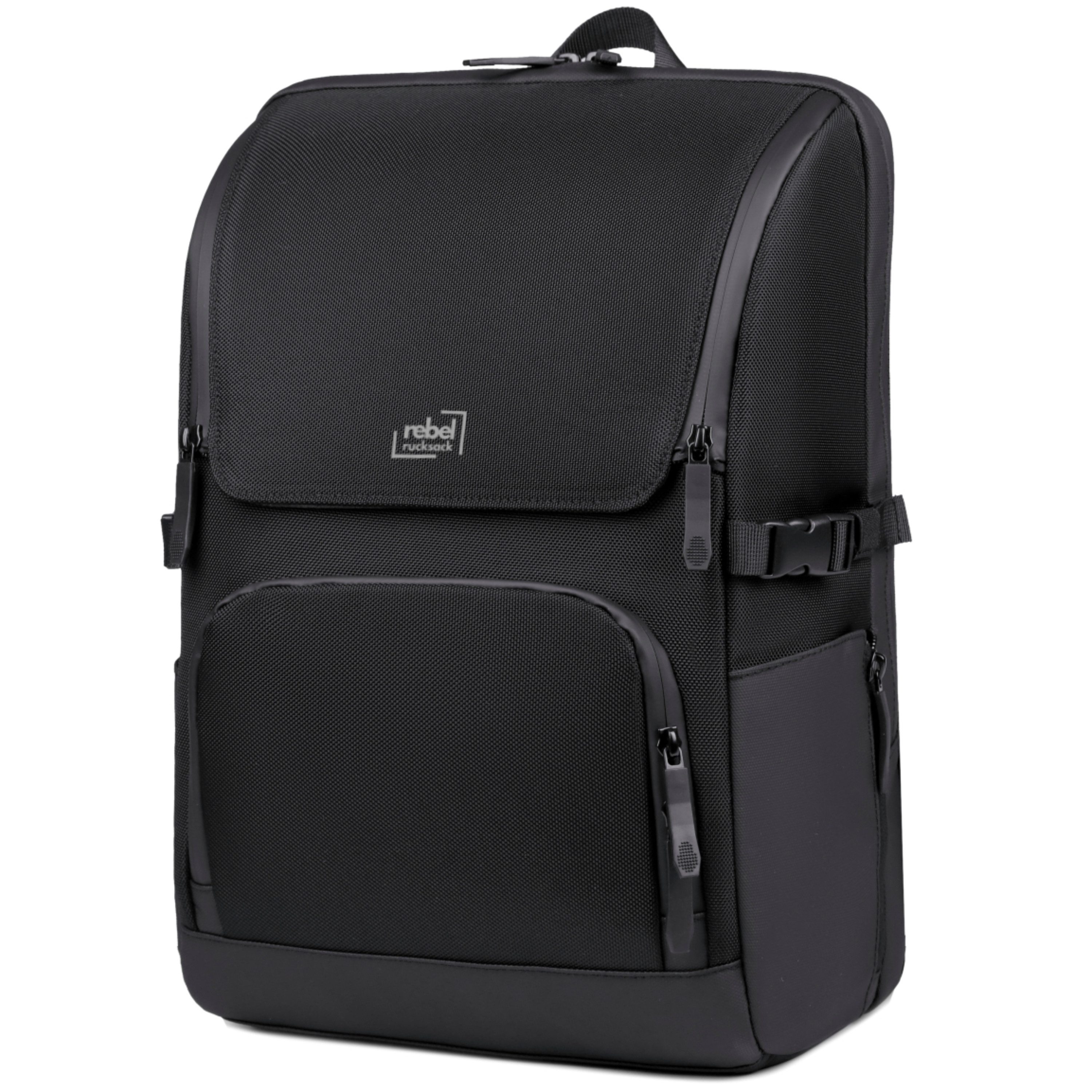 Rebel Rucksack Laptoprucksack Business Pro Black, günstig online kaufen
