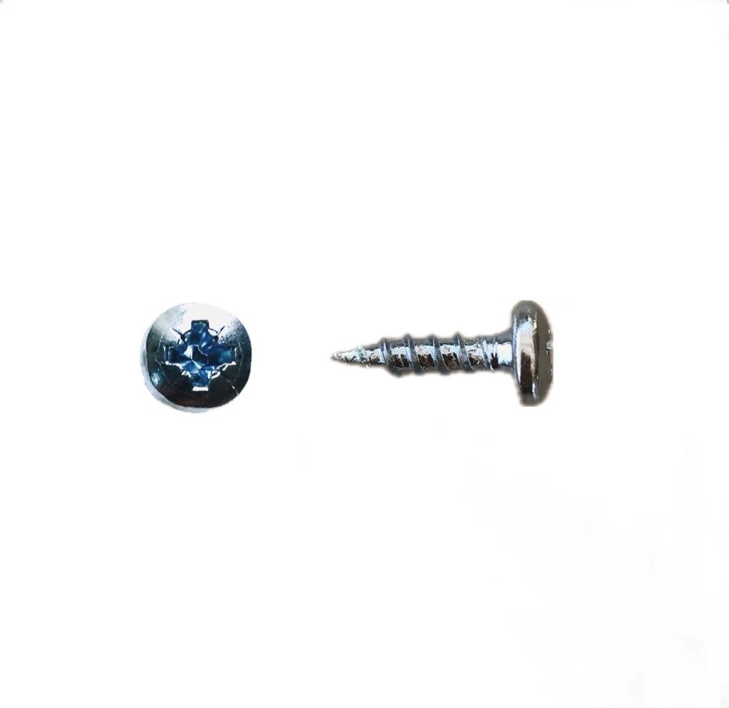 Thumbnail - NELI Spanplattenschraube Spanplattenschrauben, 3,5 x 16mm, Holzschraube verzinkt, Flachrundkopf, (50 St), Verzinkt