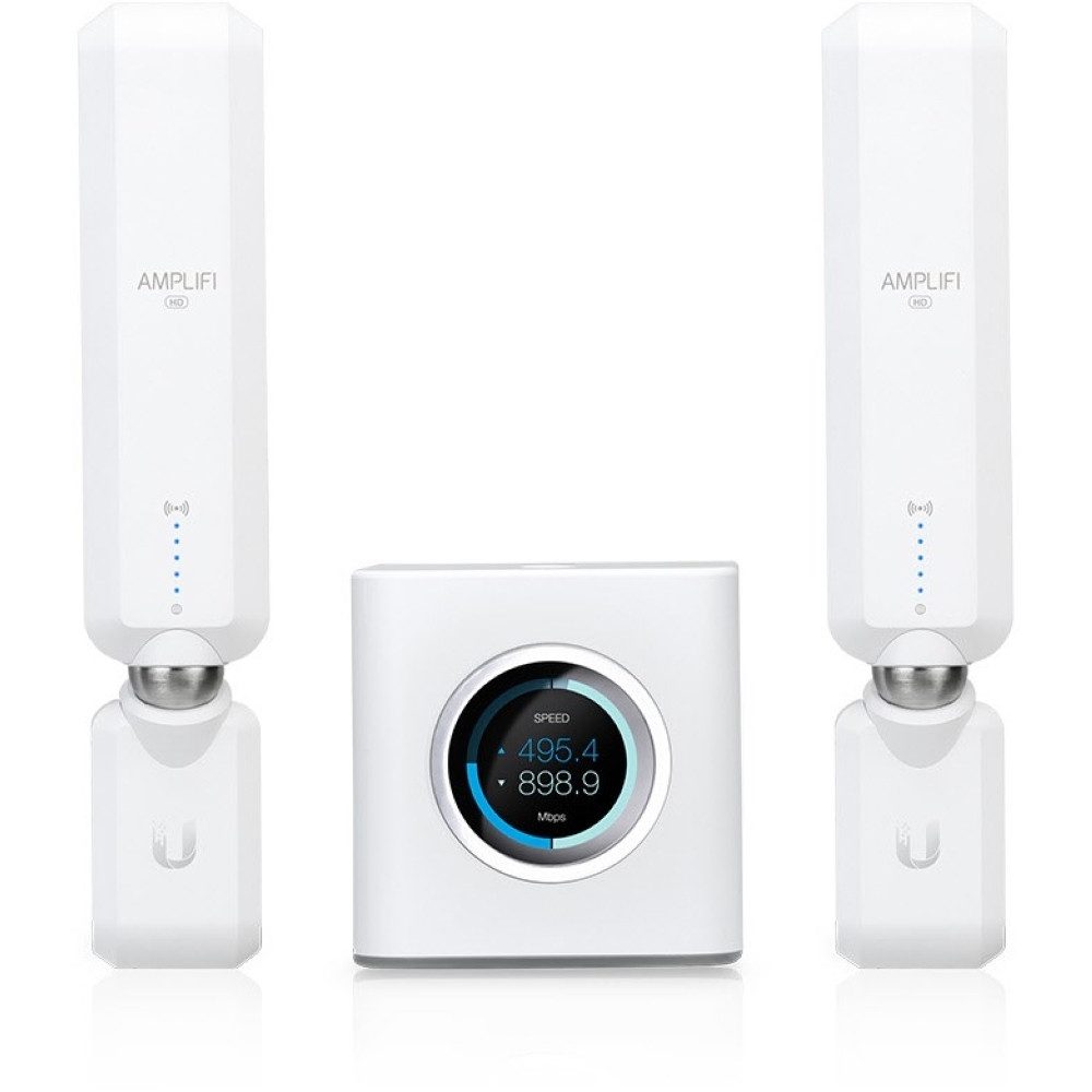 Ubiquiti Networks AmpliFi HD WiFi System & 2 MeshPoints - WLAN Router - weiß WLAN-Router