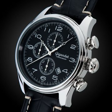 Gigandet Chronograph Timeless, Mineralglas, Datumsanzeige, Chronograph