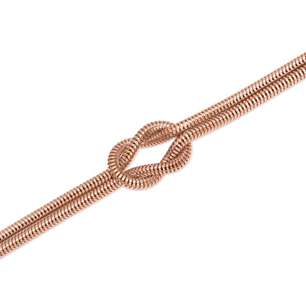 Unique Armband Roségoldenes Liebesknoten Partnerarmband günstig online kaufen