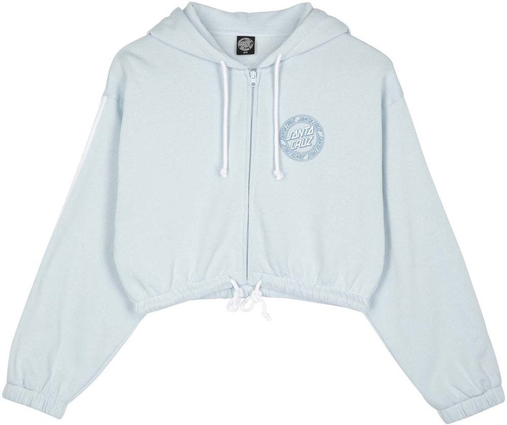 Santa Cruz Hoodie Check Outline Ringed Dot Zip