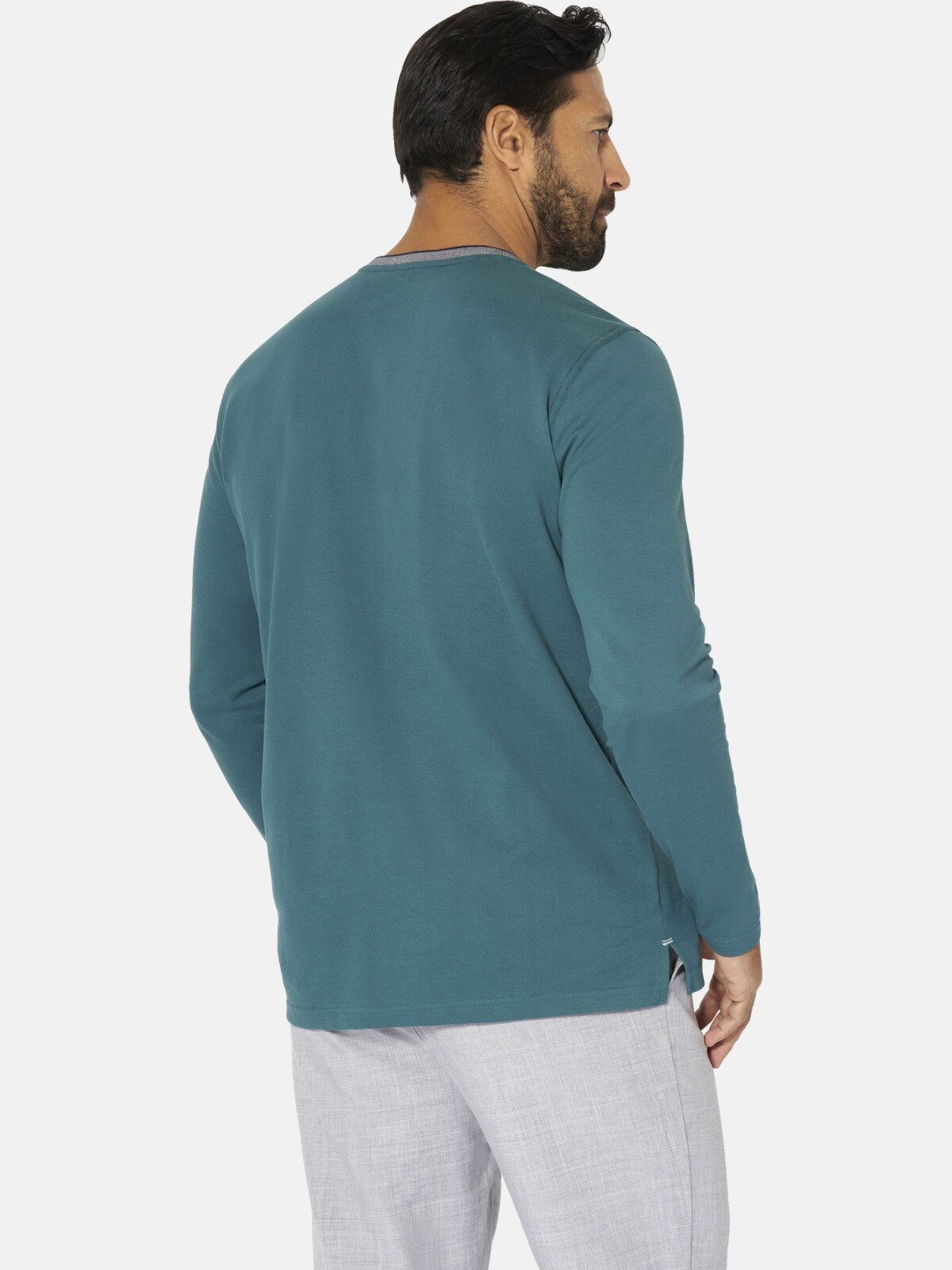 Jan Vanderstorm Langarmshirt KESTER mit Henley-Ausschnitt günstig online kaufen