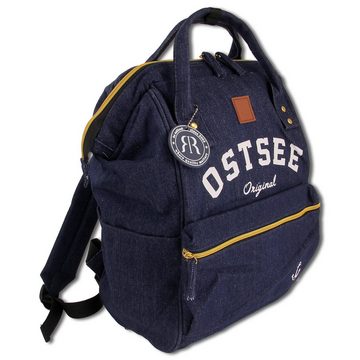 Robin Ruth Rucksack Robin Ruth Rucksack Baumwolle navy (Freizeitrucksack), Damen, Herren Rucksack Baumwolle, navy, dunkelblau ca. 40cm hoch