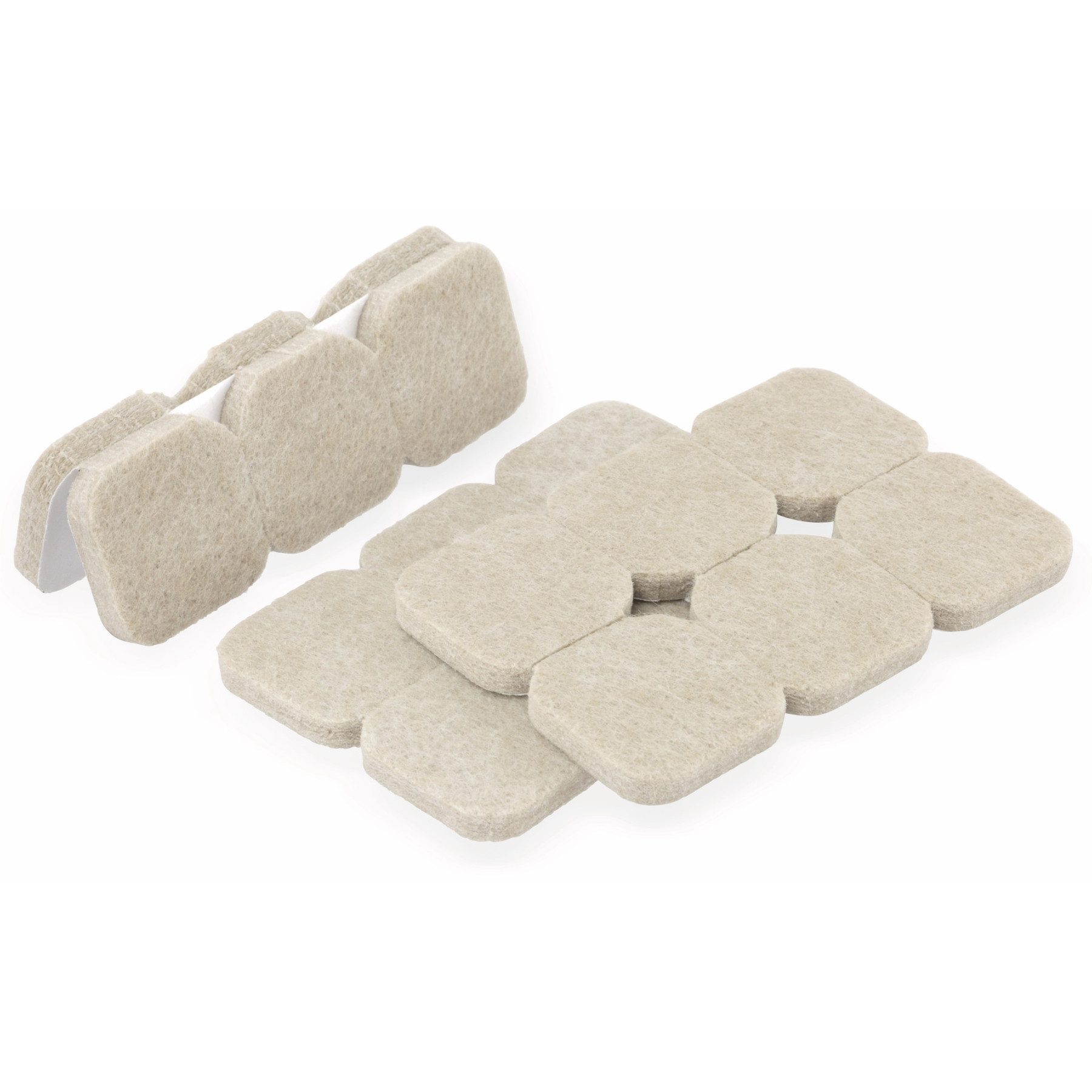 EUROTOOLS Filzgleiter EUROTOOLS Filzgleiter 339-NBFR, 28x28 mm, 18 Stück