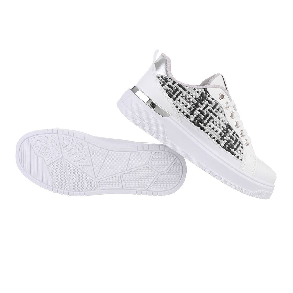 Ital-Design Damen Low-Top Freizeit Sneaker Keilabsatz/Wedge Sneakers Low in günstig online kaufen