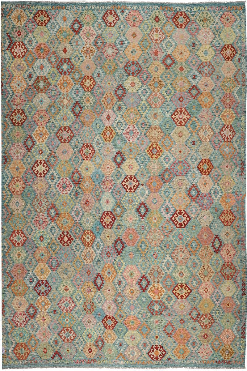 Carpet Avenue Teppich Kelim Afghan Royal 591x408, Rechteck, Höhe: 4 mm