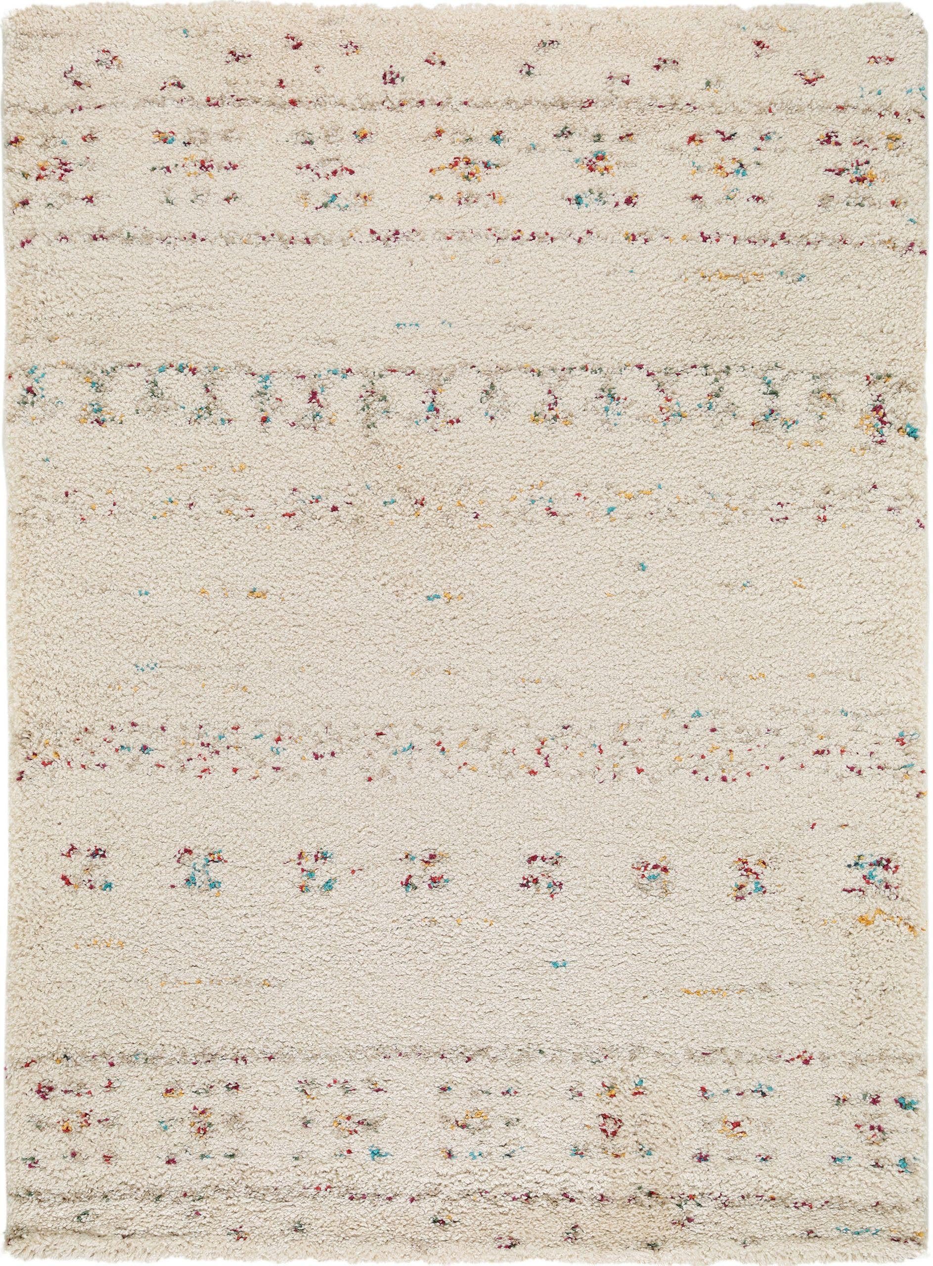 benuta Hochflor-Teppich Gobi, rechteckig, Höhe: 21 mm, Teppich Wohnzimmer, günstig online kaufen